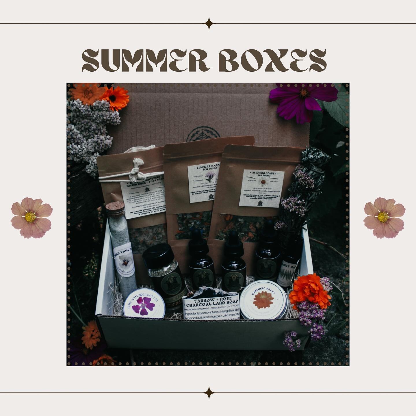 Summer CSH Boxes 🌸 with the abundance of the busy summer season we have a few extra boxes available on our website for purchase. 

Available are these three exact boxes:
Large summer box $100 plus shipping
Small Box #1 or #2: $80 plus shipping 

LOC