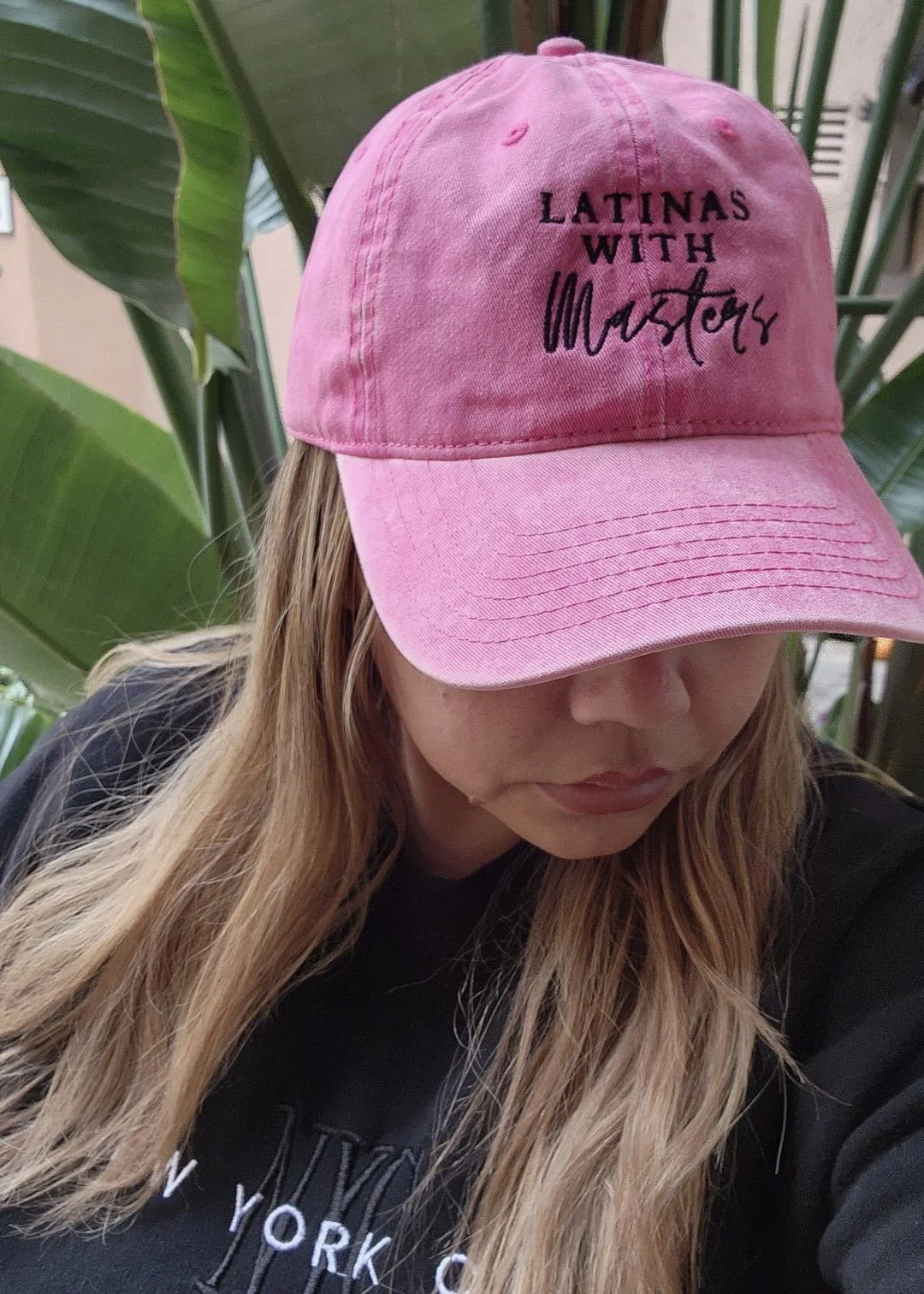 HOTTER IN PINK ~ Latinas with Masters Vintage Cotton Twill Cap ~ Hot Pink