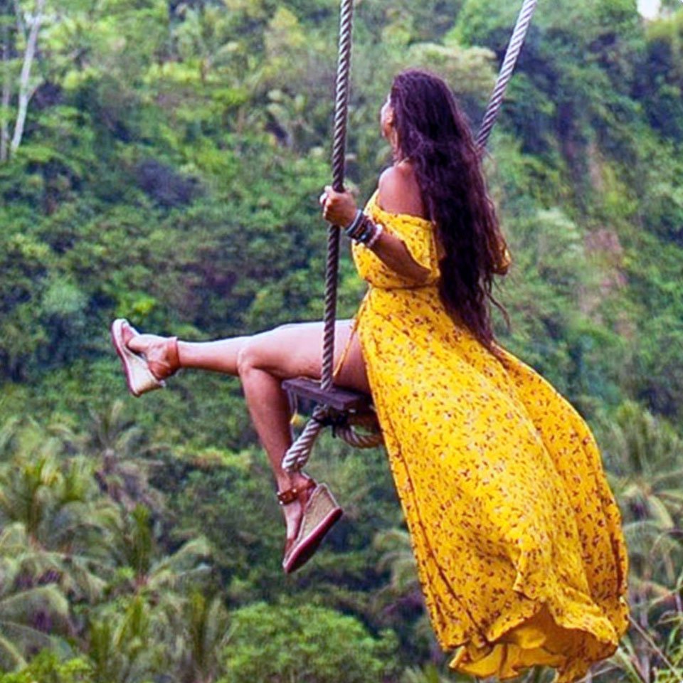 Ubud swings and jungle scenery