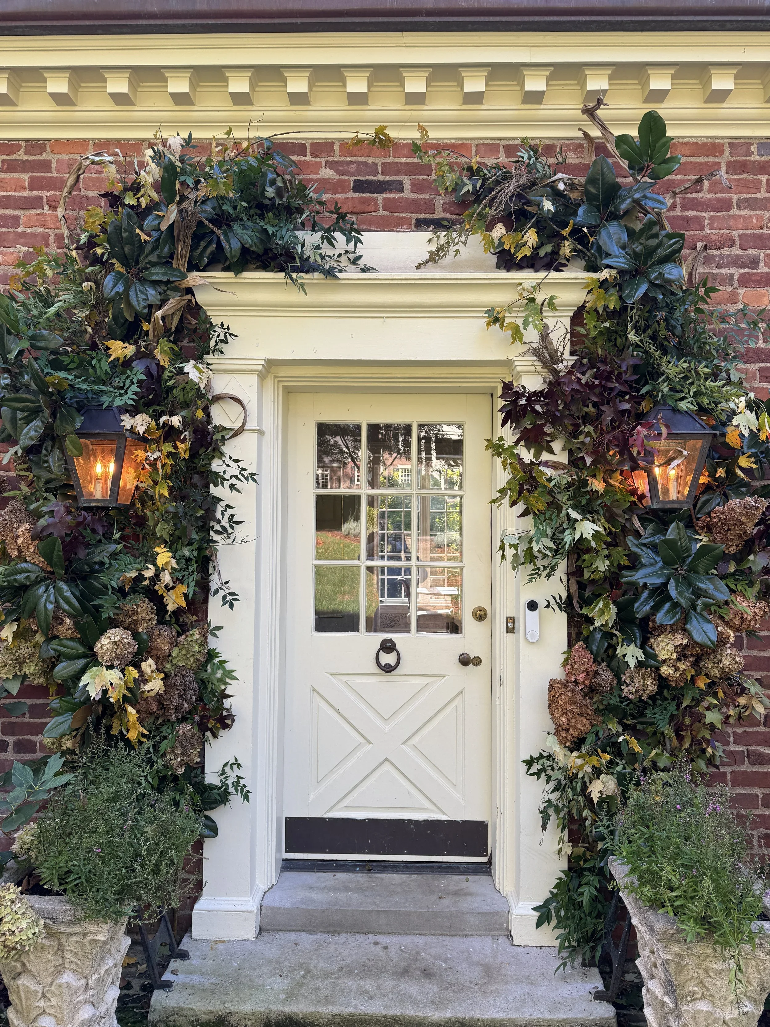 Organic Fall Texture | Floral Installation | Belle Meade, TN