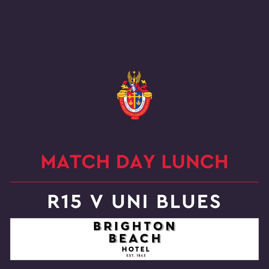 R15 | Match Day Lunch