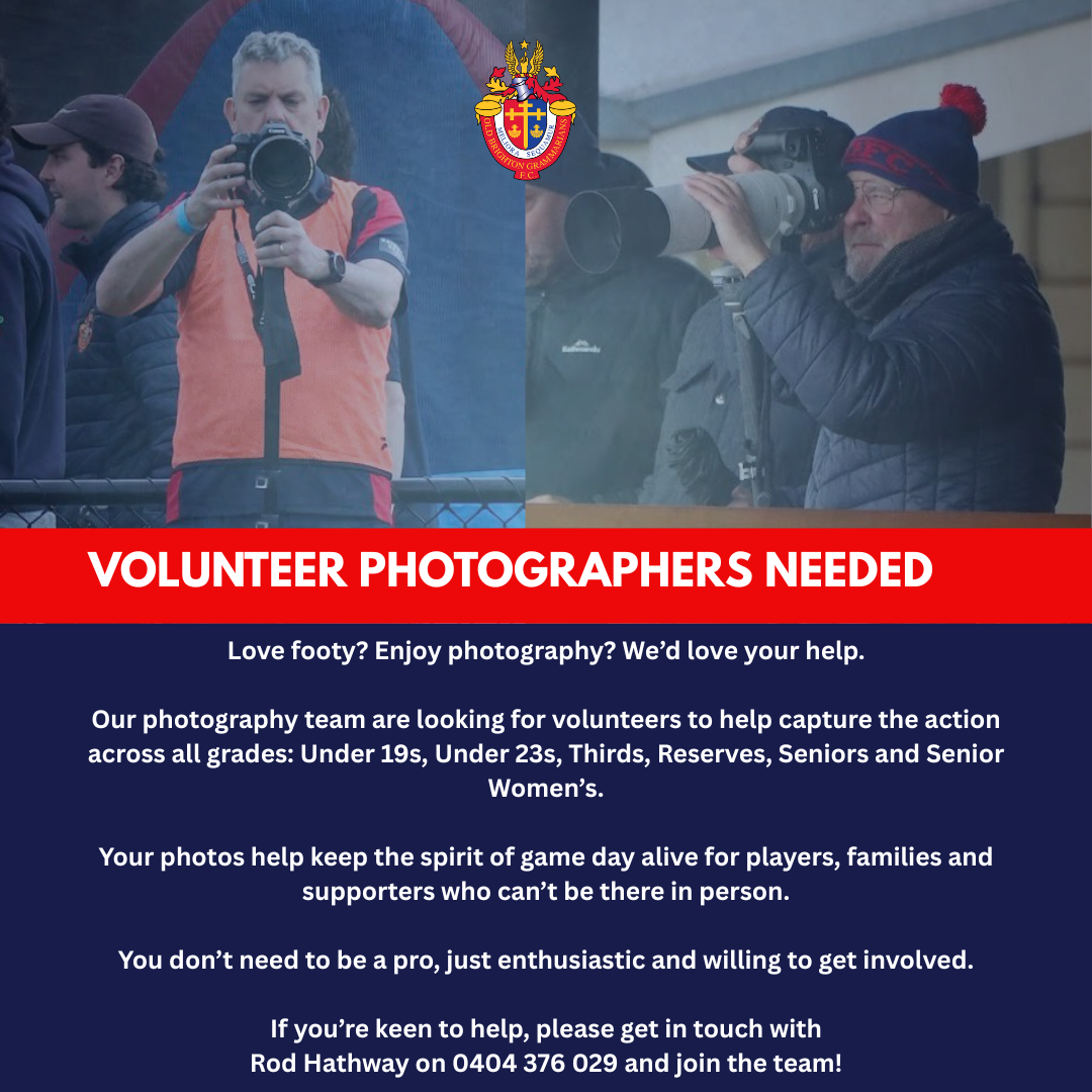 Volunteer Photographers Needed.