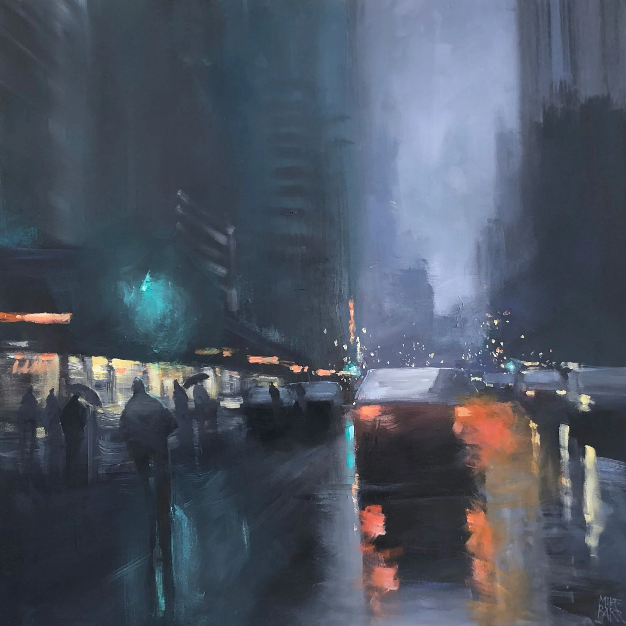Late City Rain