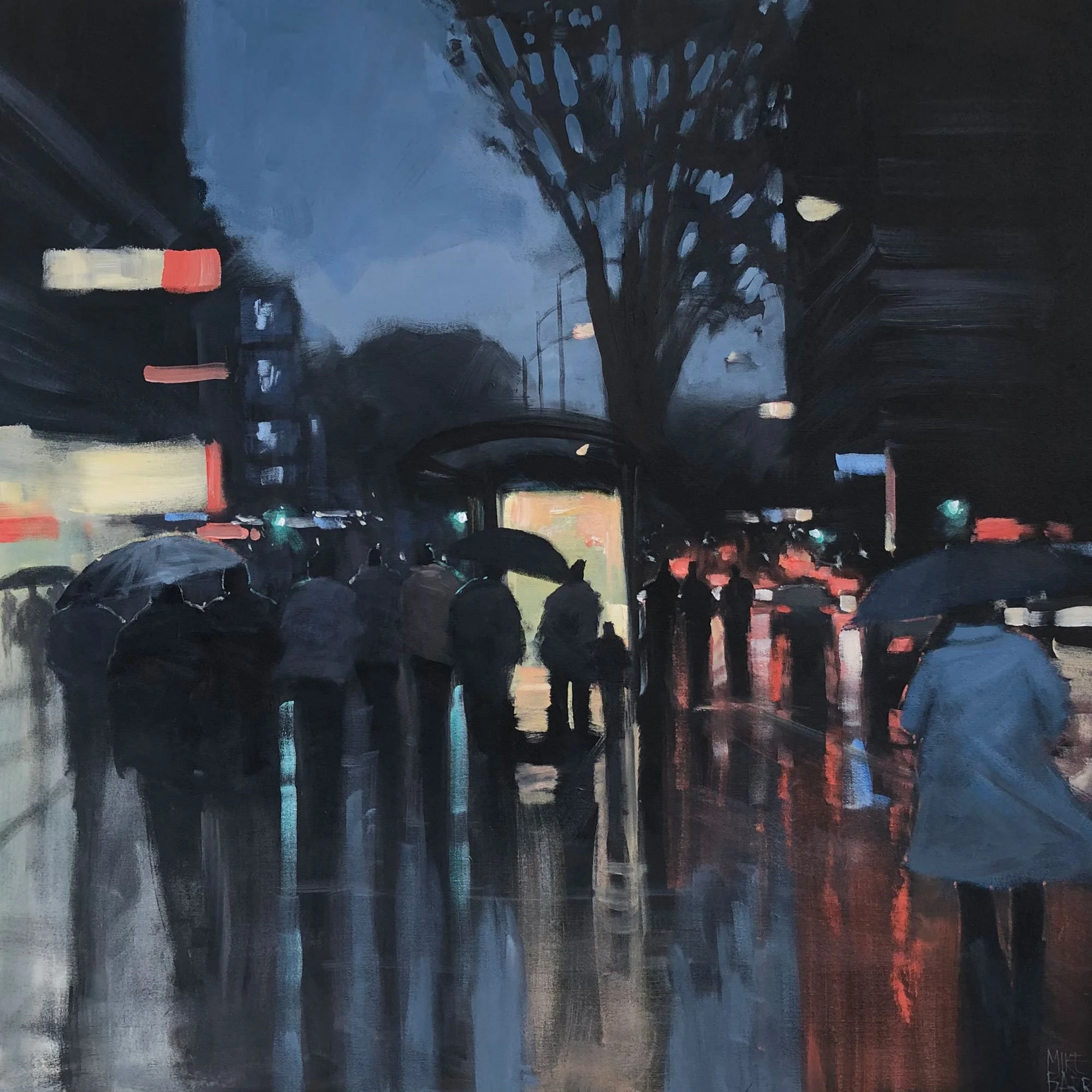 Winter Bus Stop