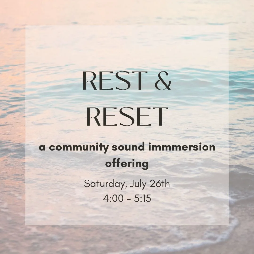 Community Rest & Reset: accessible pricing - 1 session time