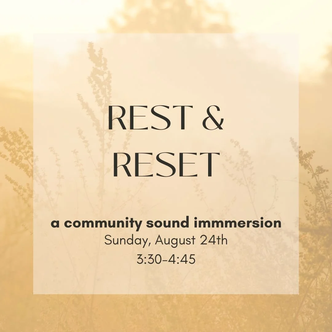 Community Rest & Reset: accessible pricing - 1 session