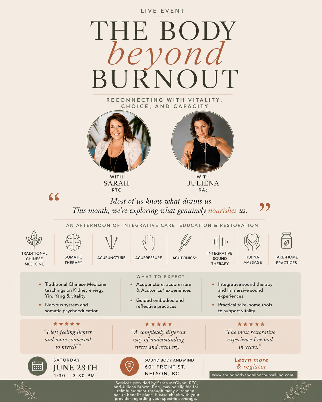 The Body BEYOND Burn-Out