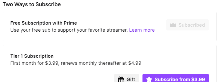 do i need an prime or do i need an twitch prime