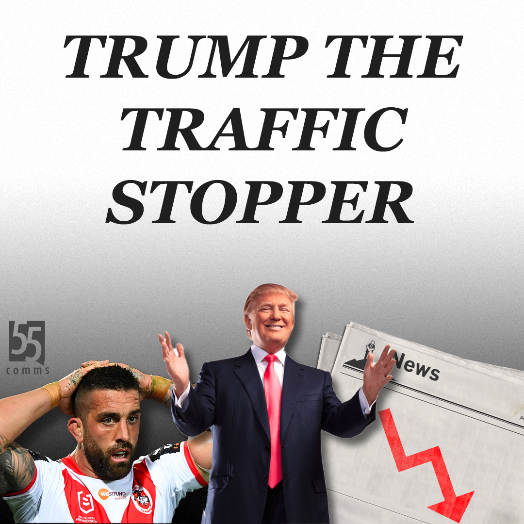 Trump the traffic-stopper