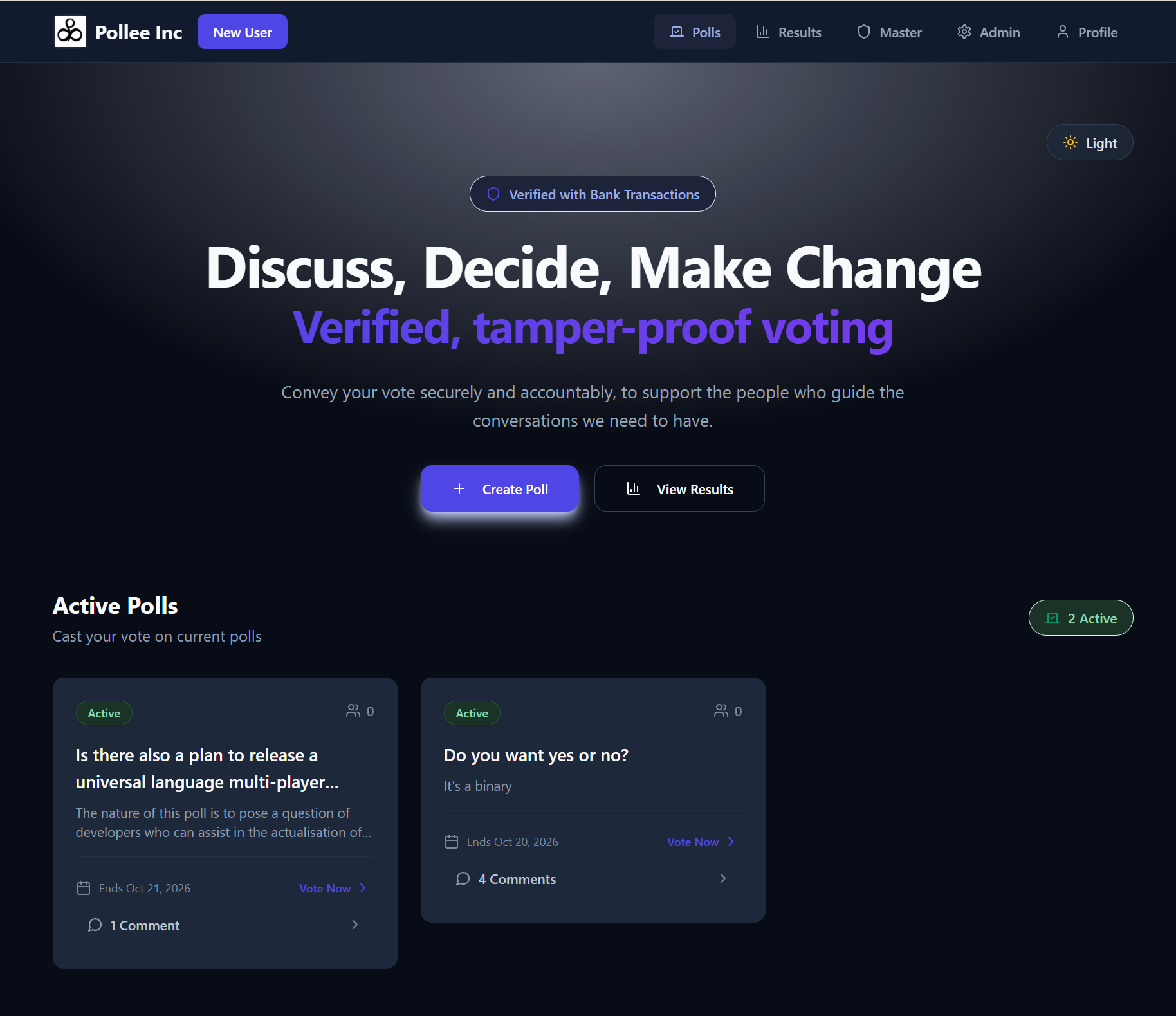 Pollee-app.org