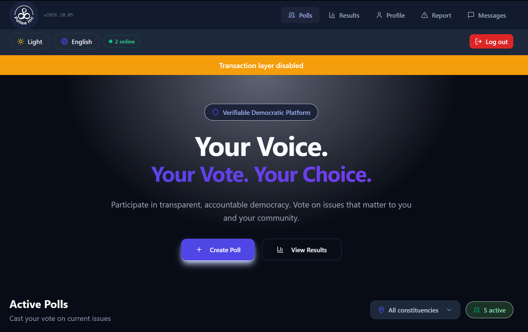 Pollee-app.org