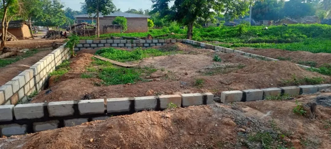 Construction beings for second community center - Djahassou