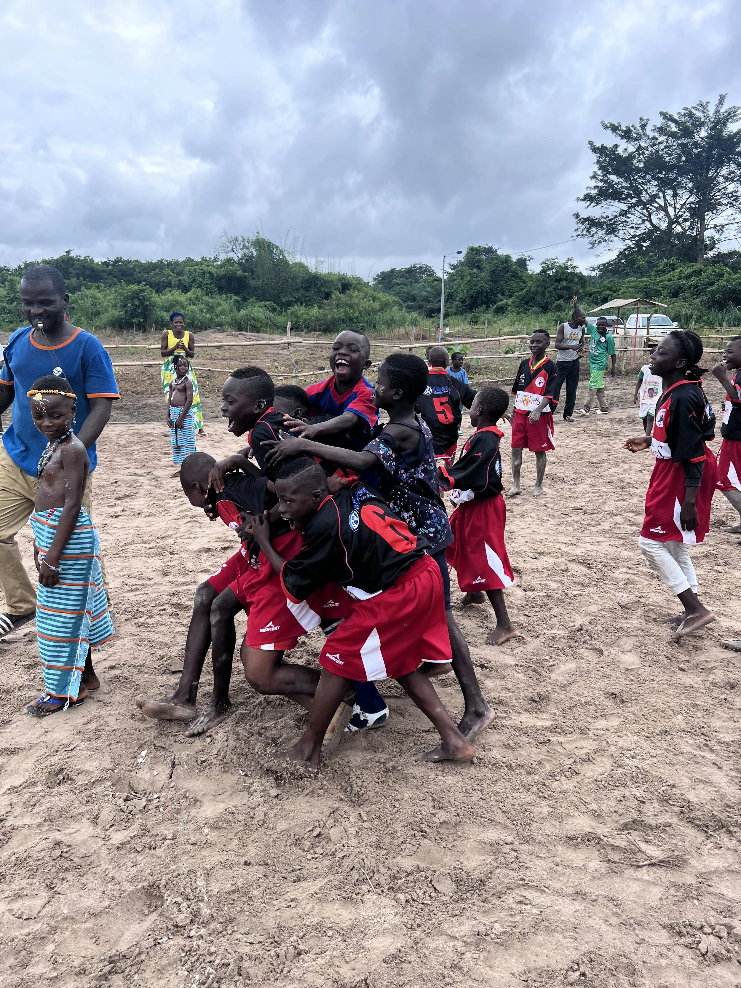 Inaugurating Football Field.