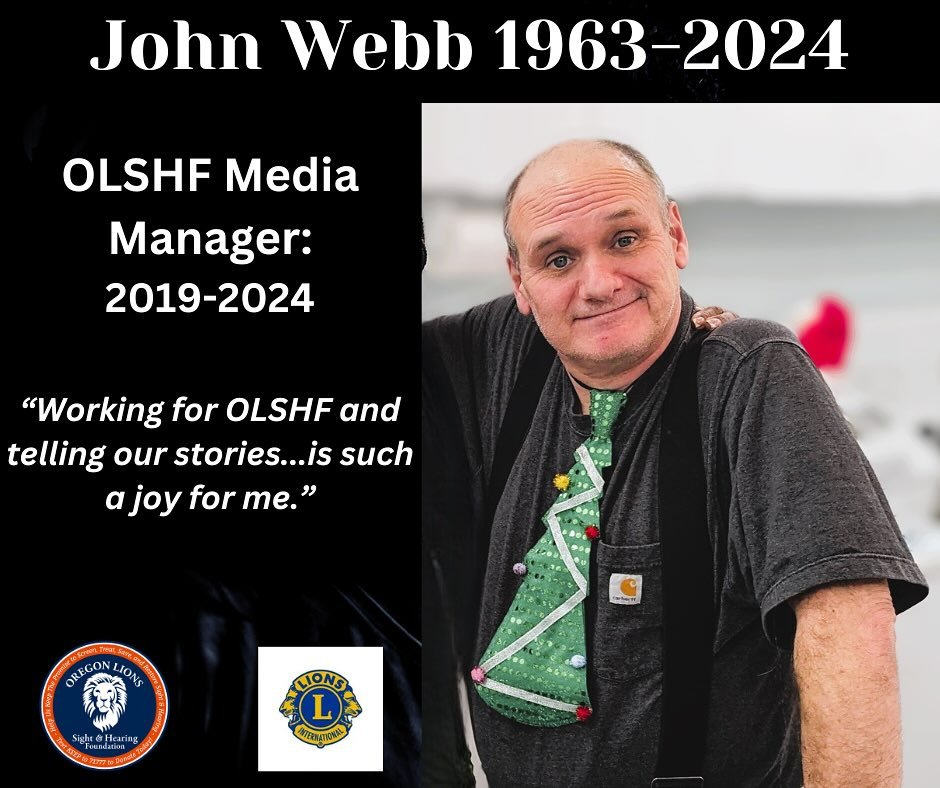 It&rsquo;s with the heaviest of hearts that we say goodbye to our friend and OLSHF Media Manager, John Webb.

John passed peacefully at home on April 22nd in his first few days of hospice after being diagnosed recently with a rare form of cancer. Joh