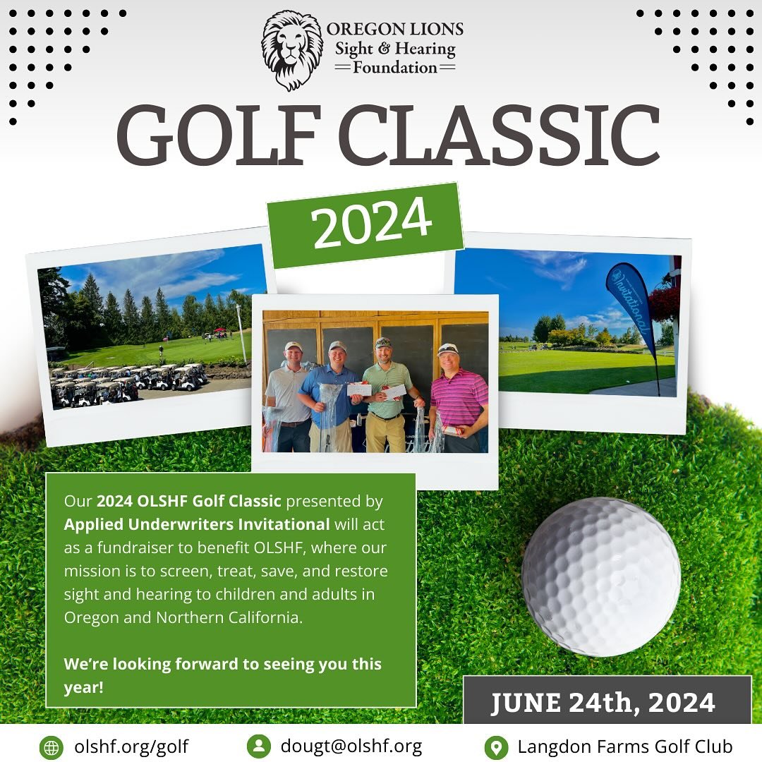 ⛳ Swing into action at our upcoming golf tournament! 🏌️&zwj;♂️ Join us for a day of excitement on the greens, with sponsorship opportunities perfect for healthcare providers looking to tee up their brand! 

#OLSHF #AppliedUnderwriters #golfttourname