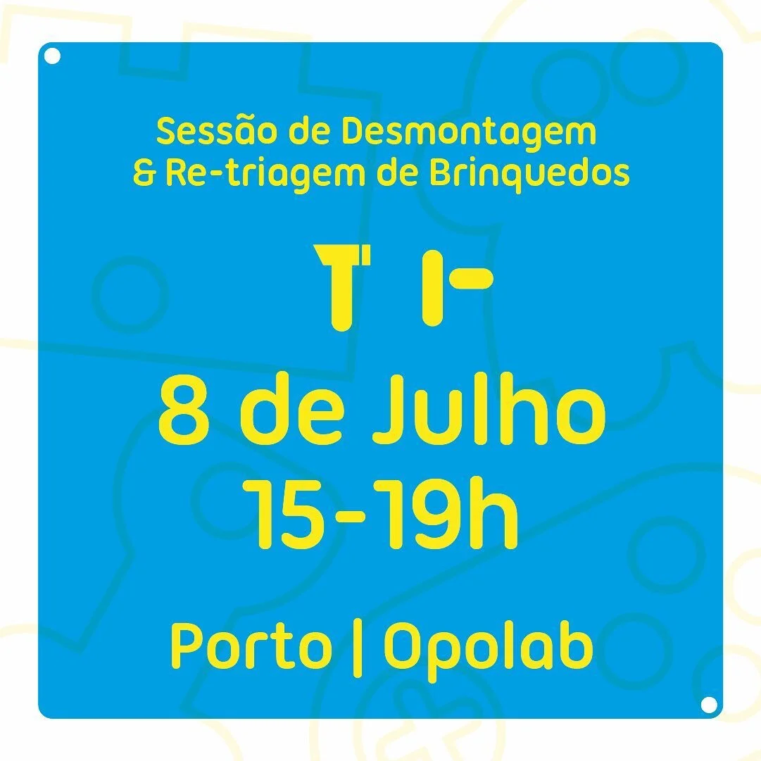 Amanhã teremos mais uma sessão de desmontagem doo @plasticreplay no Porto! 

BORA? Esta será provavelmente a última sessão ! Junta-te e ajuda-nos! 💪🛠🥁

PORTO @opolab na R. de Dom João IV 643, 4000-035 Porto
 
Agradecemos imenso a colabora&cc