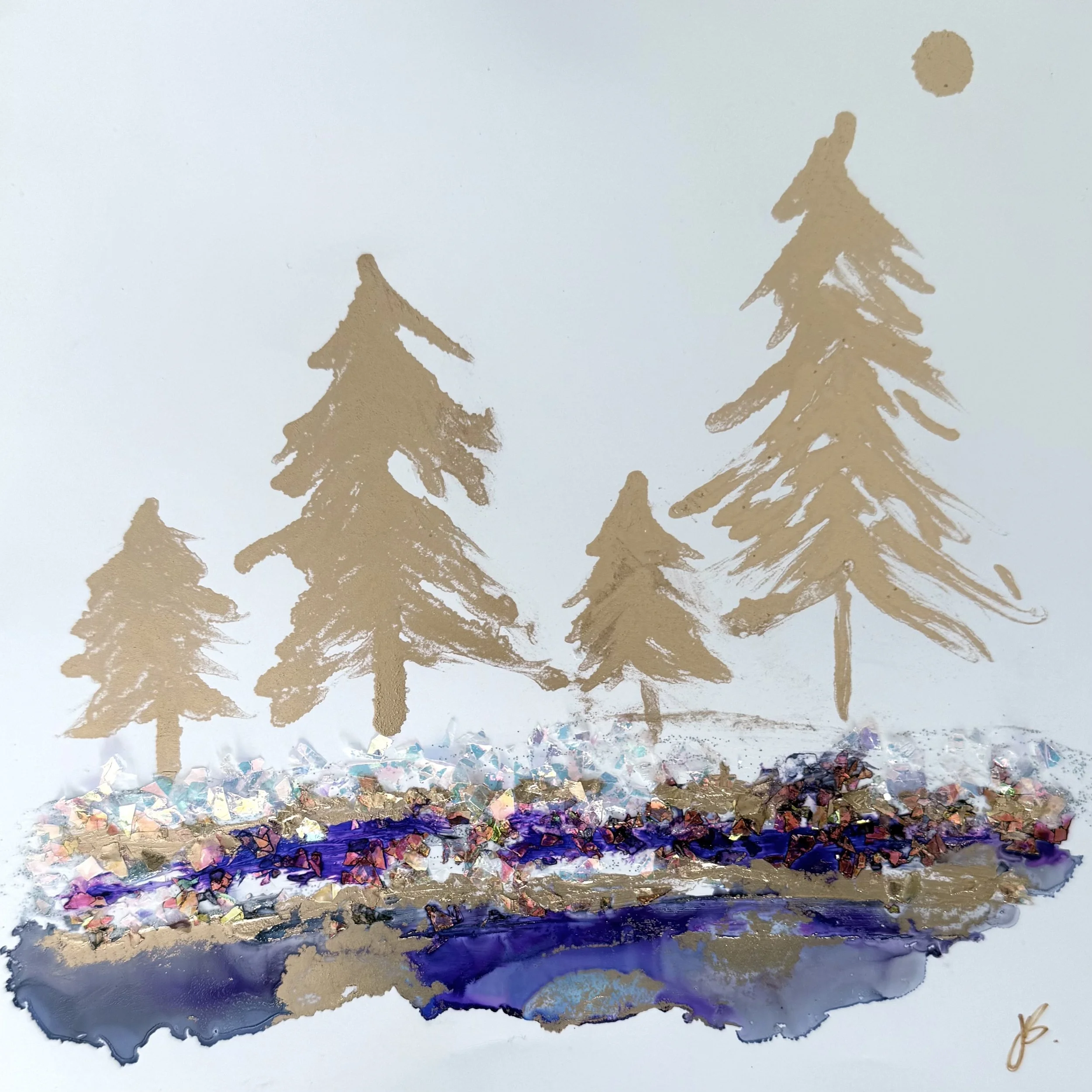 ‘The Sparkling Forest’ (Purple)