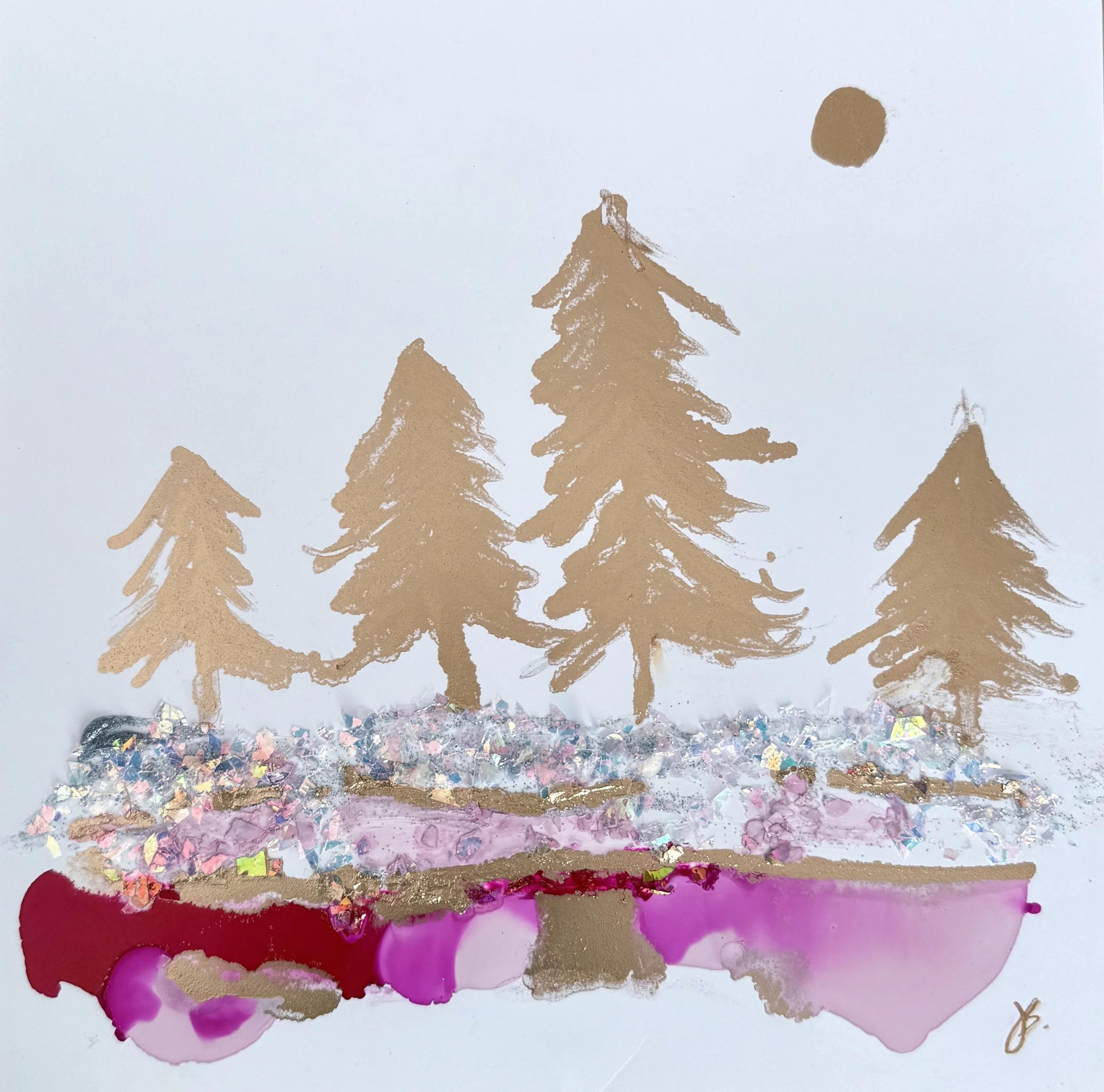 ‘The Sparkling Forest’ (Pink)