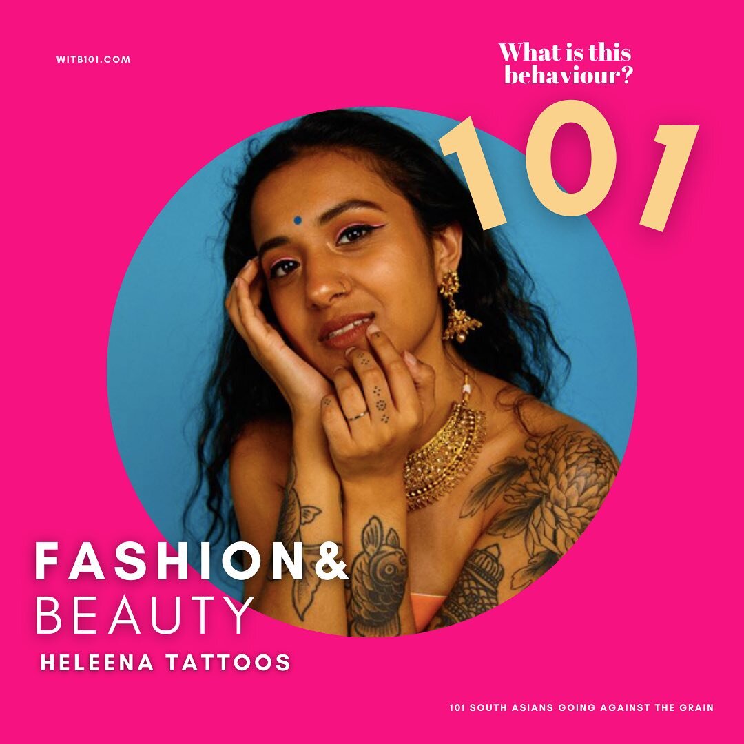 To welcome London Fashion Week, we wanted to share our WITB 101 in Fashion &amp; Beauty. 

First up we have @heleenatattoos. Heleena is breaking cultural taboos, one tattoo at a time. Aged 18 and set on becoming a tattoo artist, she was unable to fin