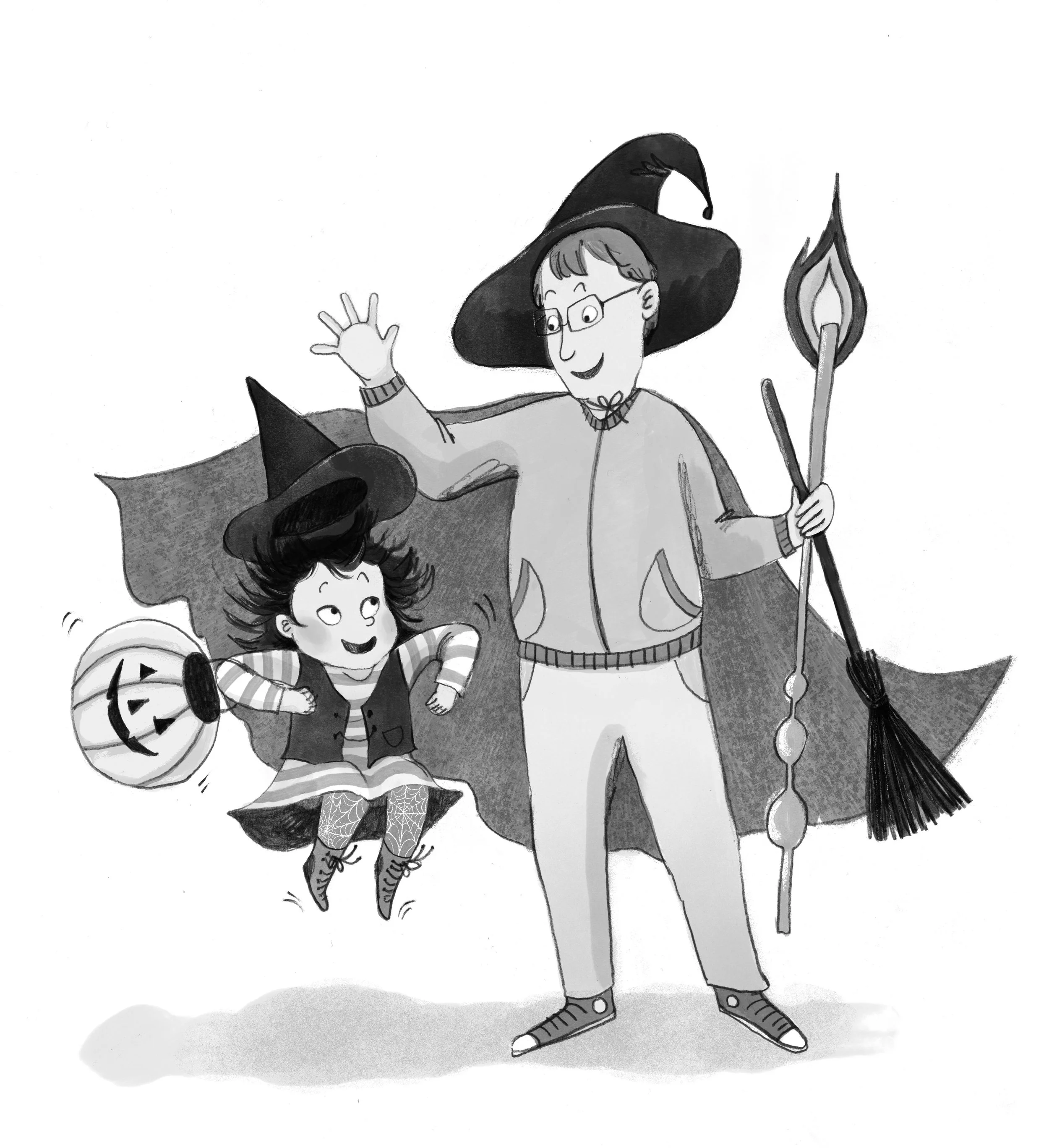 Halloween 2025 Witch and Dad.jpg