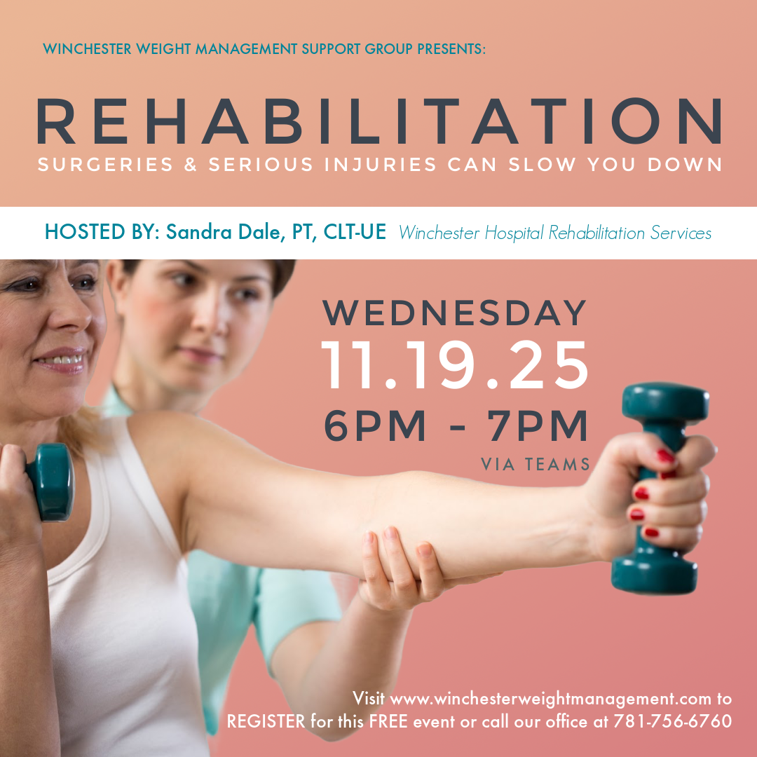 Rehabilitation: Surgeries & Serious Injuries Can Slow You Down
