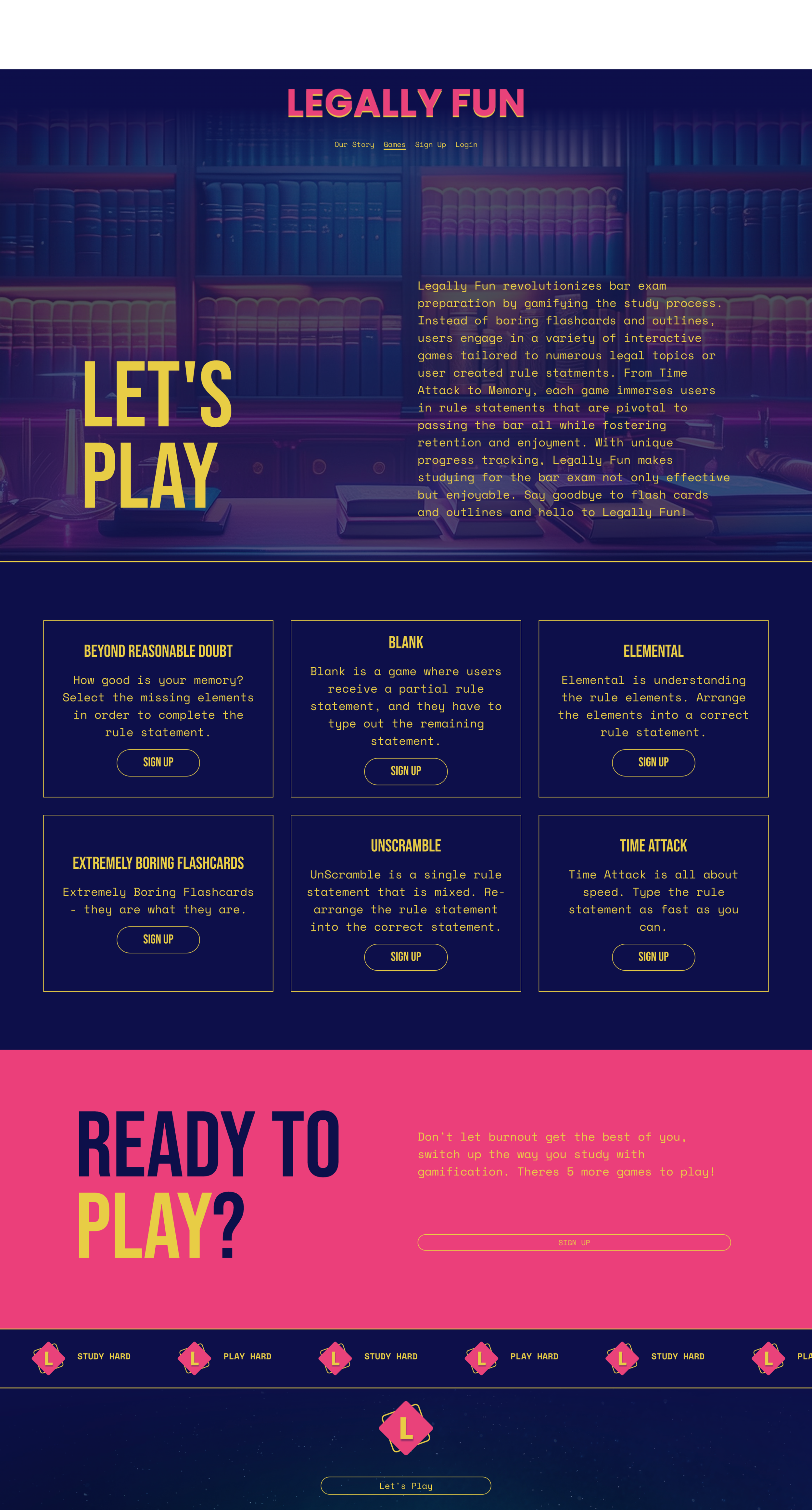 Legally Fun Website Showcase