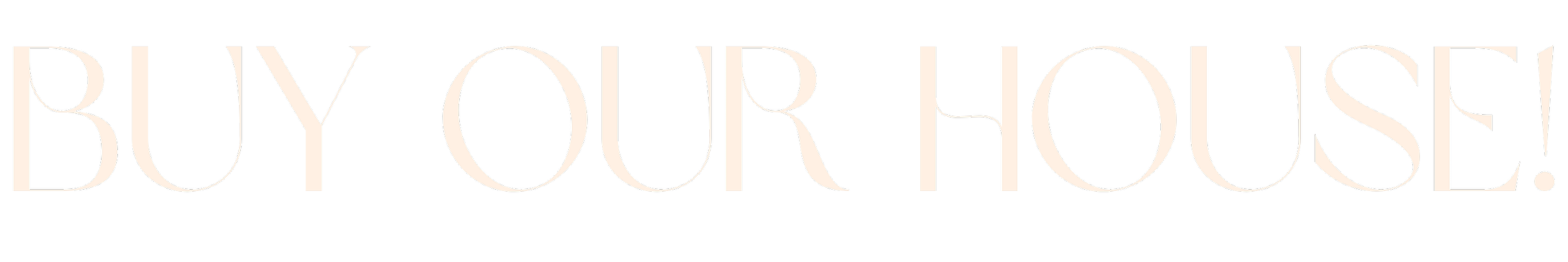 Buy Our House Real Estate Logo