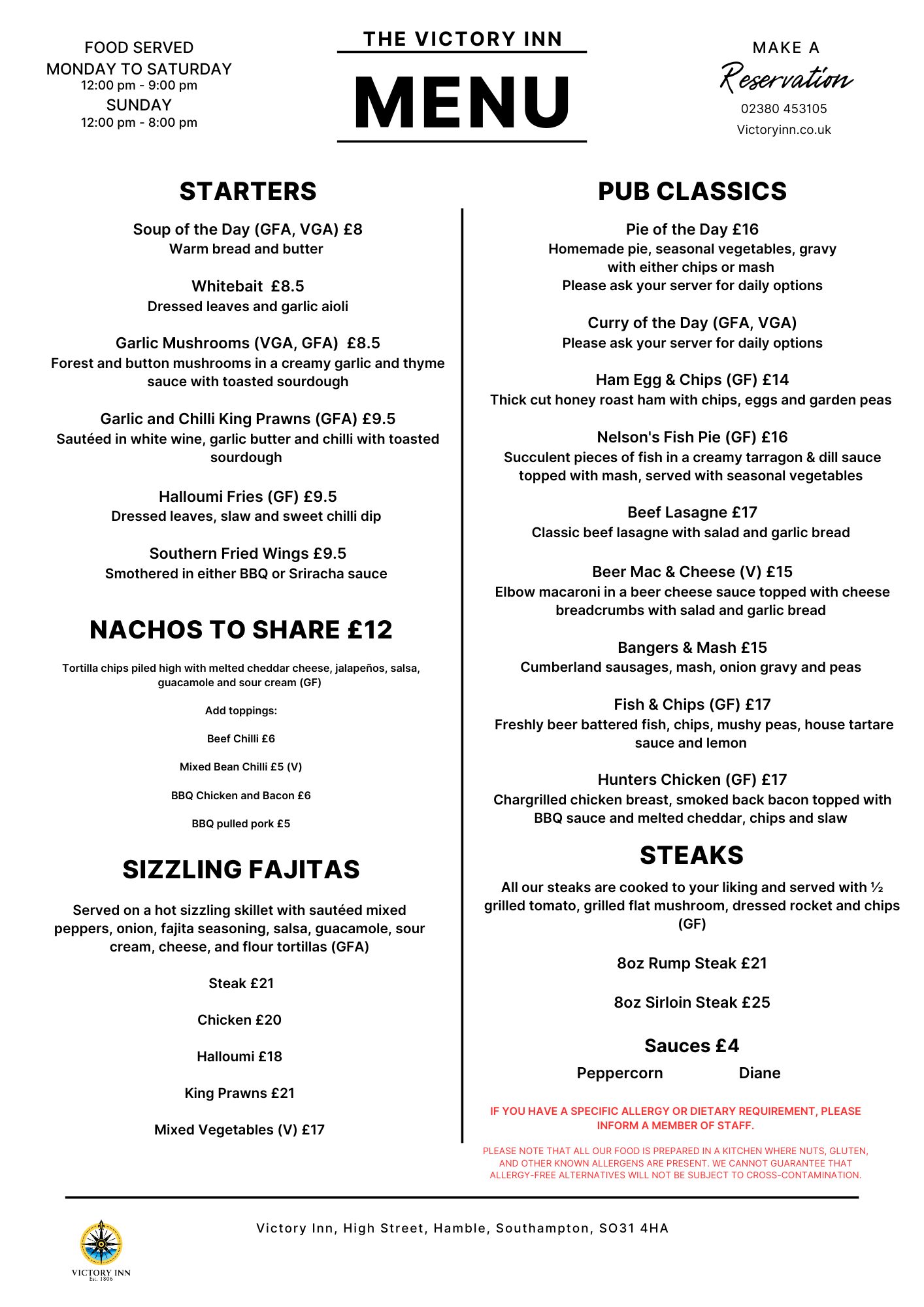 Eat — TheVictoryInn