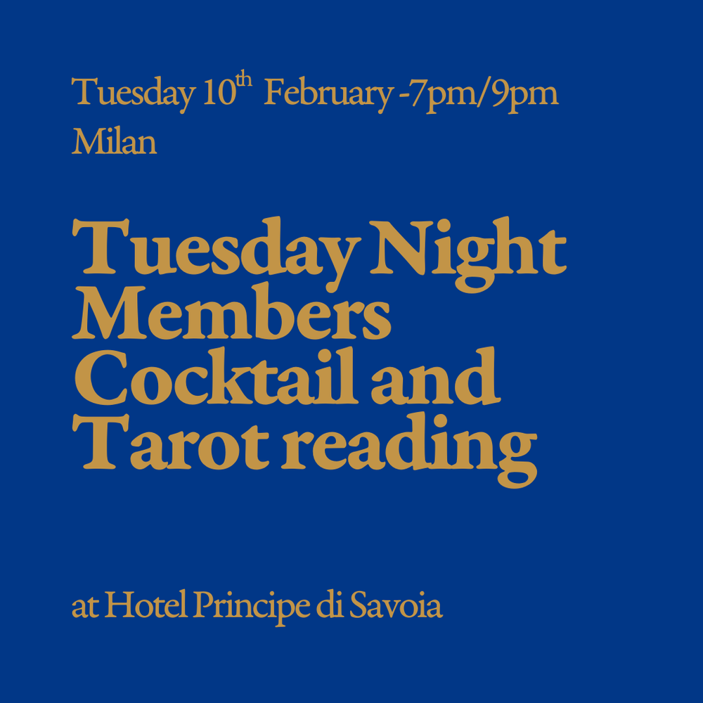 The Robin Milan - Tarot Reading Experience at Tuesday Members Cocktail – Feb 10th -7pm
