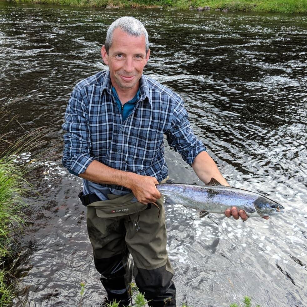 Amazing what the tiniest drop of water in the river can bring! #flyfishing #scotland #visitscotland #highlands #nc500 @nc500 @visitscotland #ullapool #grilse #salmon #seatrout