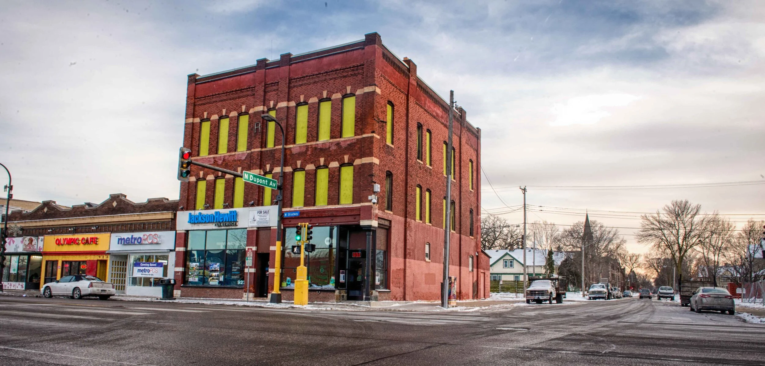 Broadway Avenue in Minneapolis