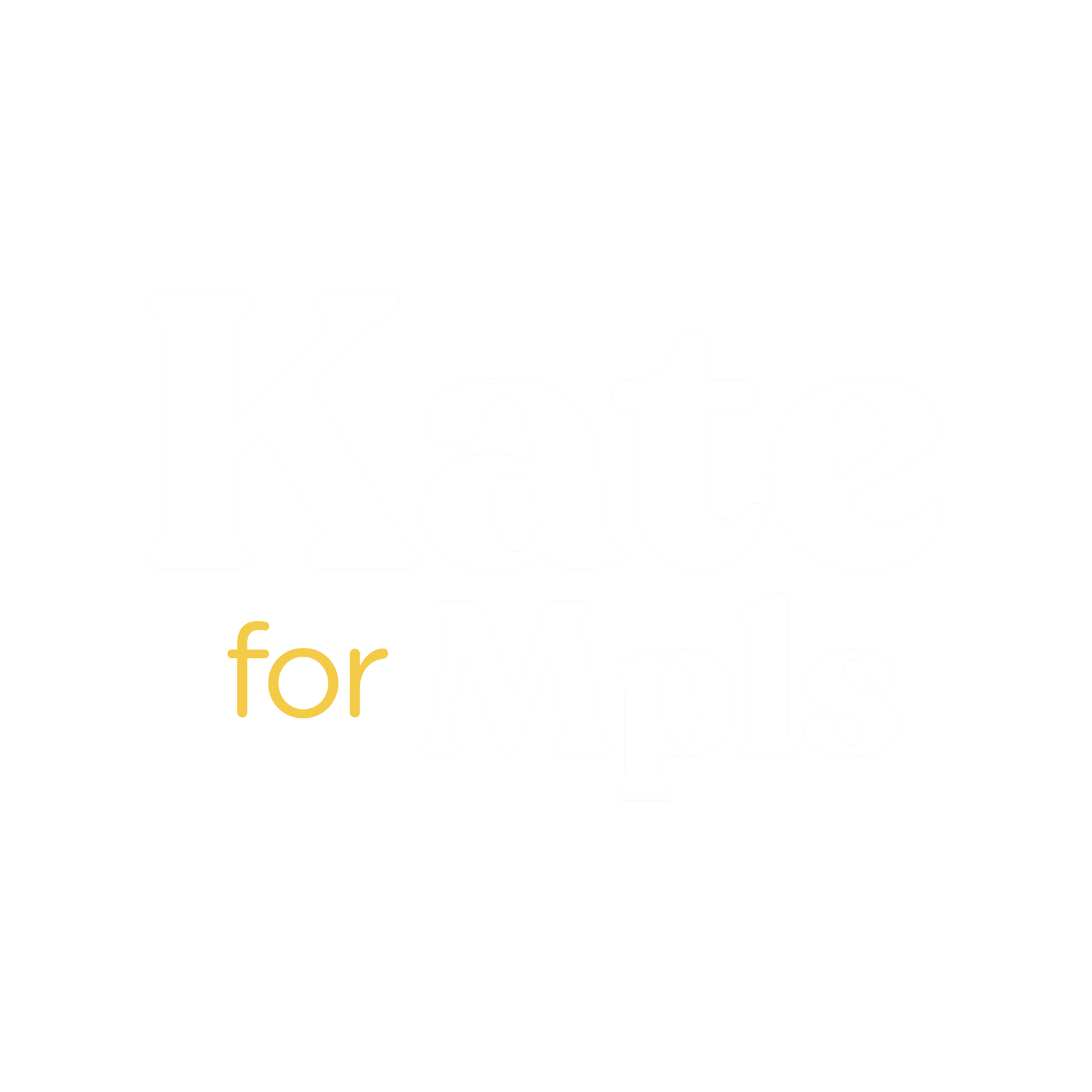 Kate Knuth for Minneapolis Mayor campaign logo