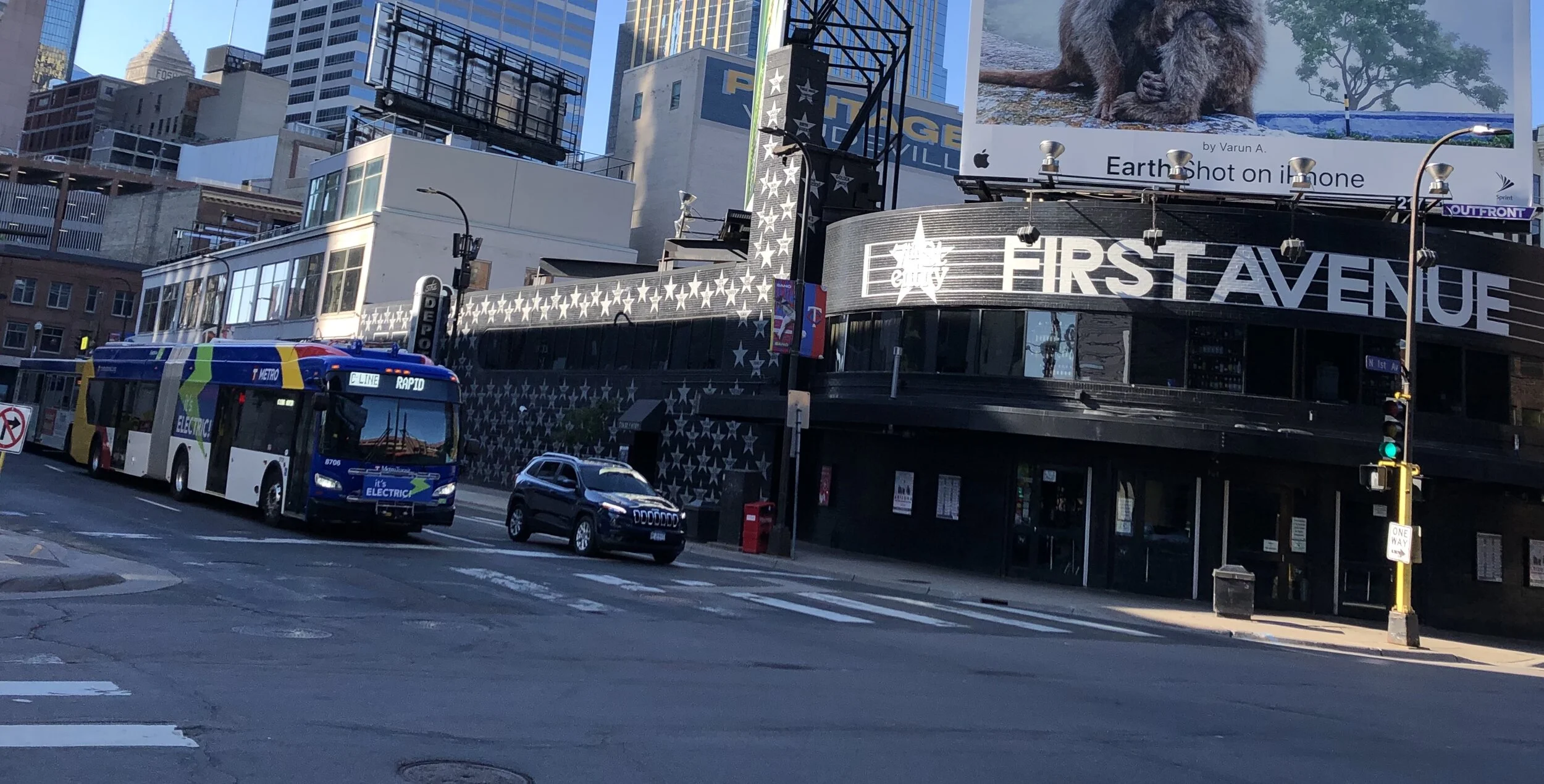 Minneapolis street or transit scene — making transportation safe, accessible, and carbon-free