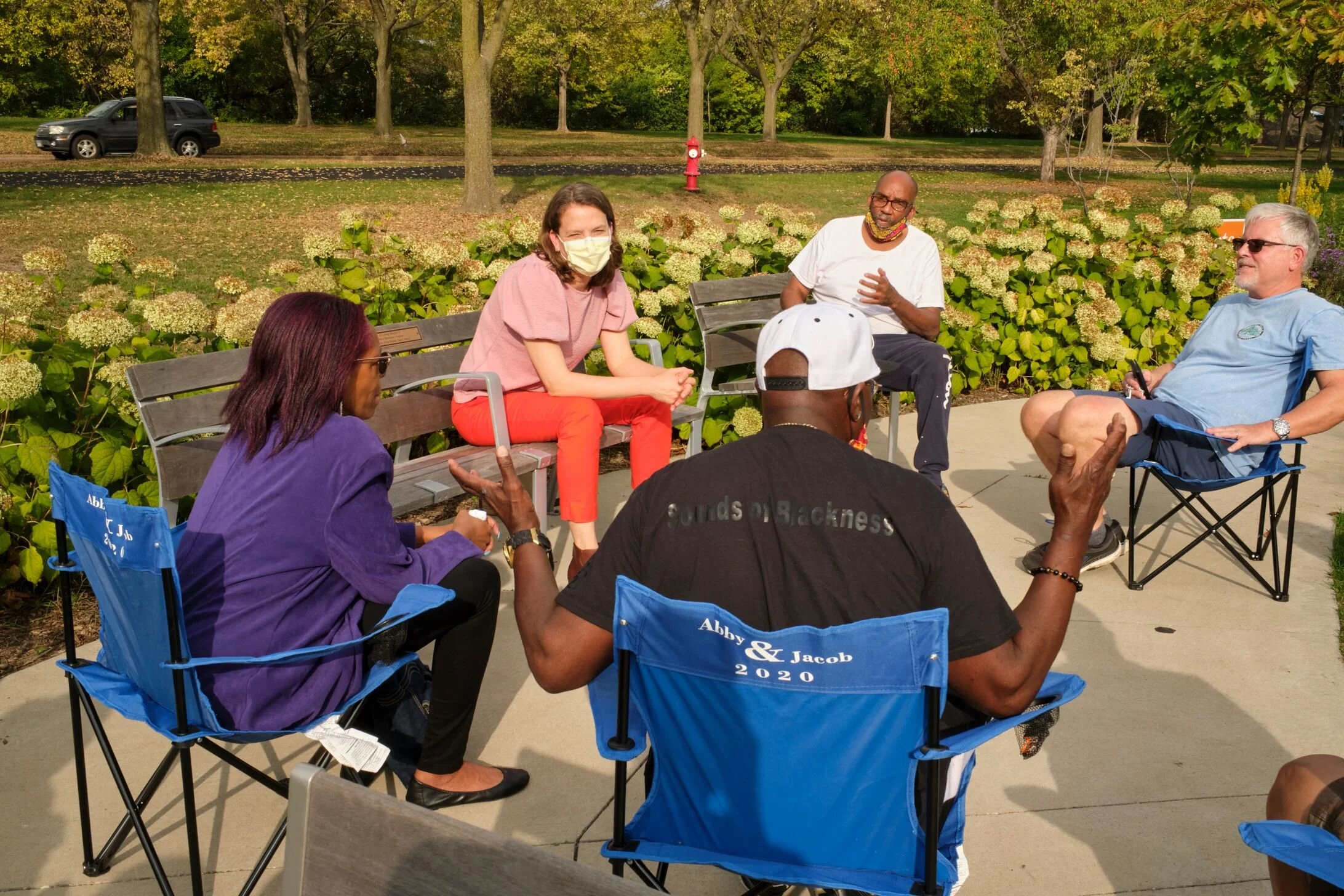 Community members representing Minneapolis immigrant and new American residents