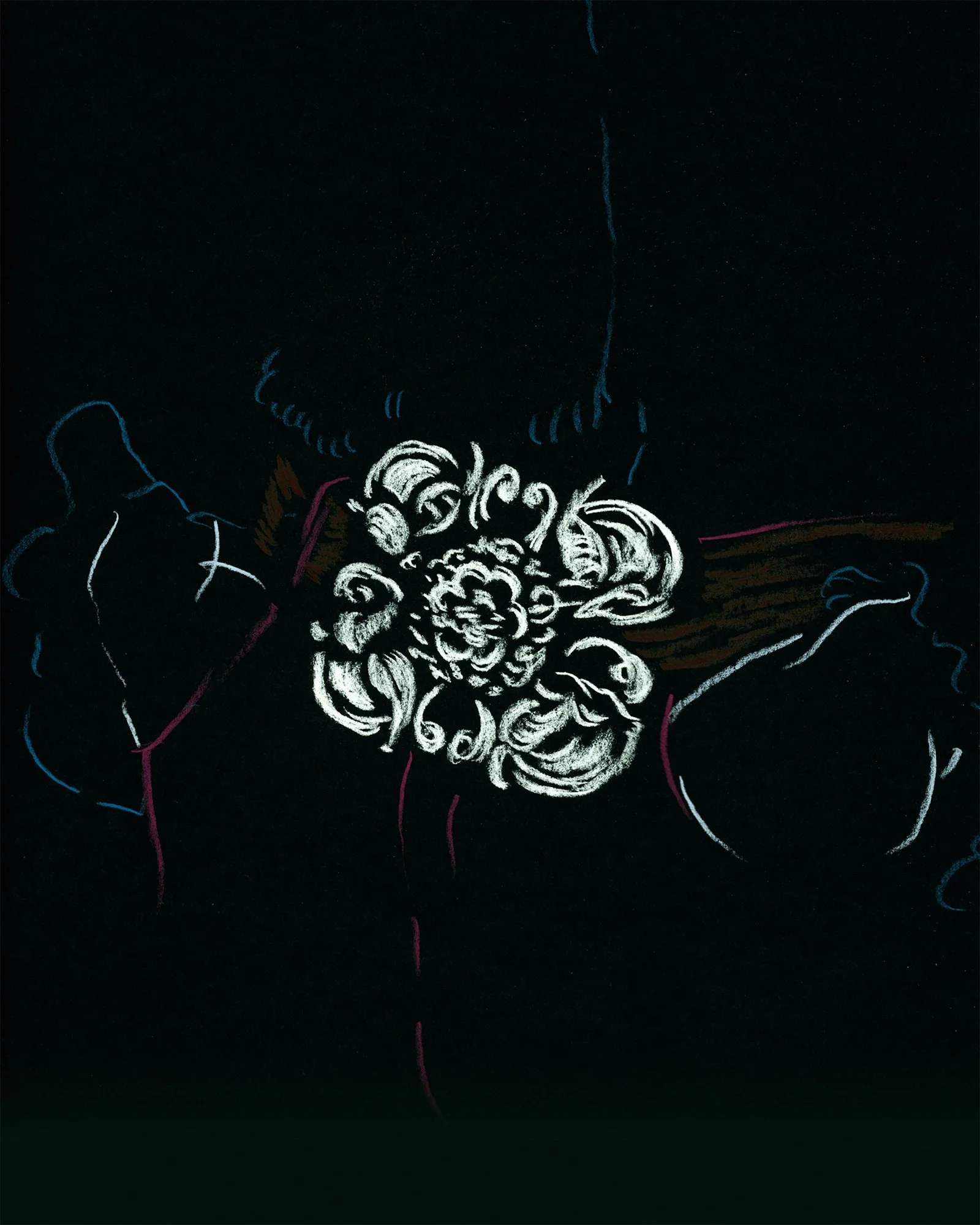 Detail study of Chloé accessory with floral motif, exploring ornament, delicacy, and material detail