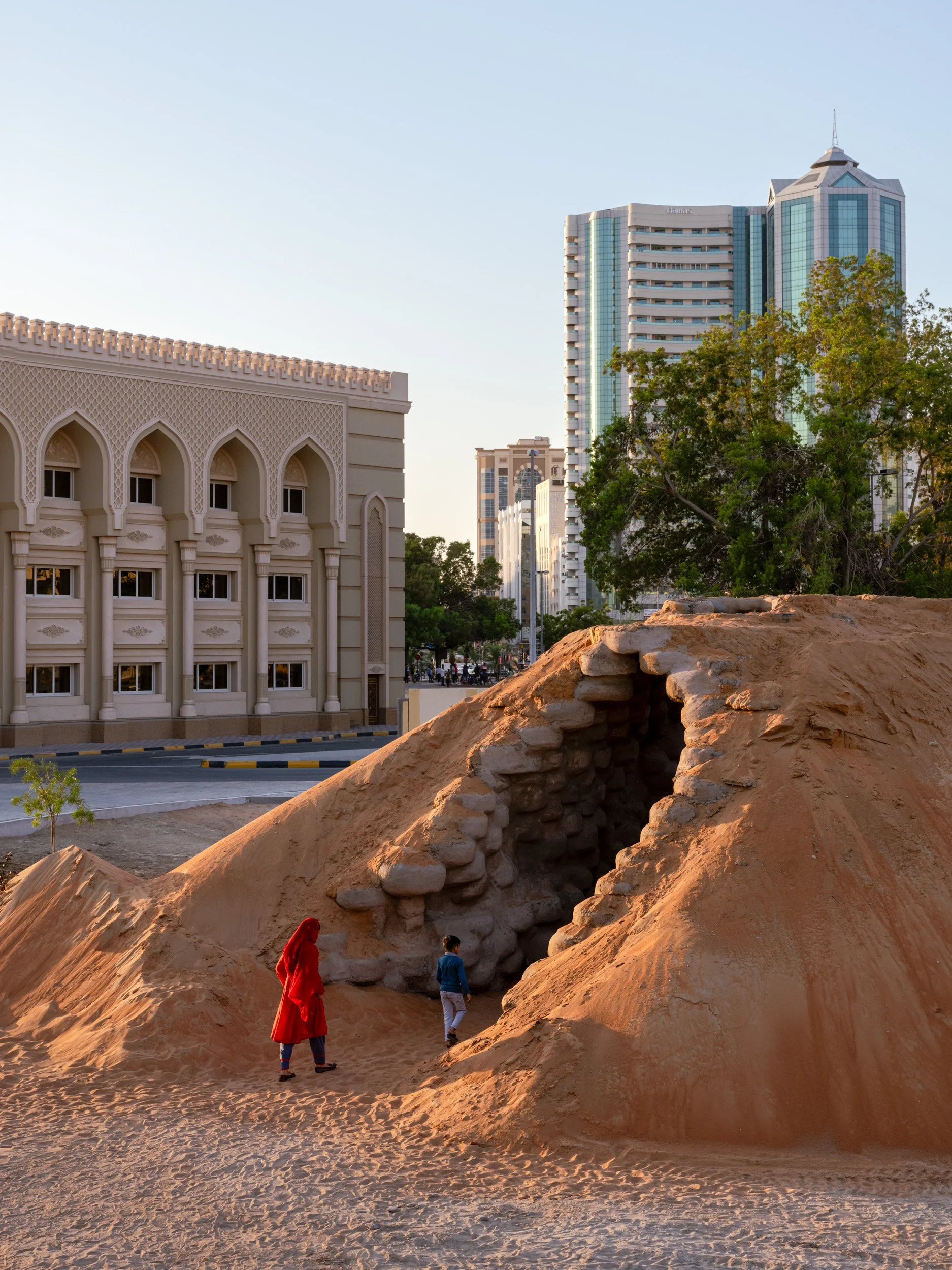 Sharjah Architecture Triennial UAE United Arab Emirates Tosin Oshinowo Wallmakers installation recycled tires