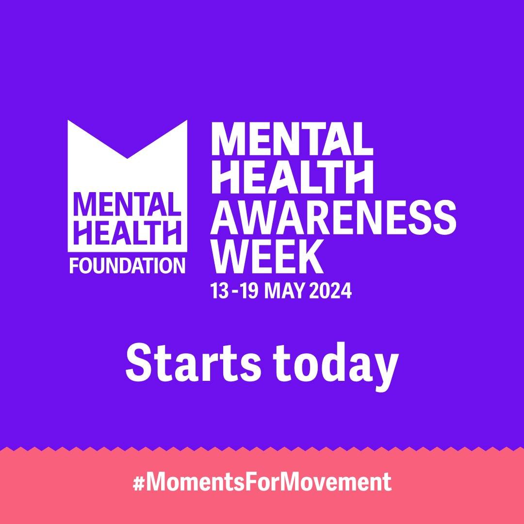 It&rsquo;s Mental Health Awareness Week! 💜

This year&rsquo;s theme is movement: moving more for our mental health and @mentalhealthfoundation are aiming to help us all find more moments for movement in our daily routine by sharing tips, advice, and