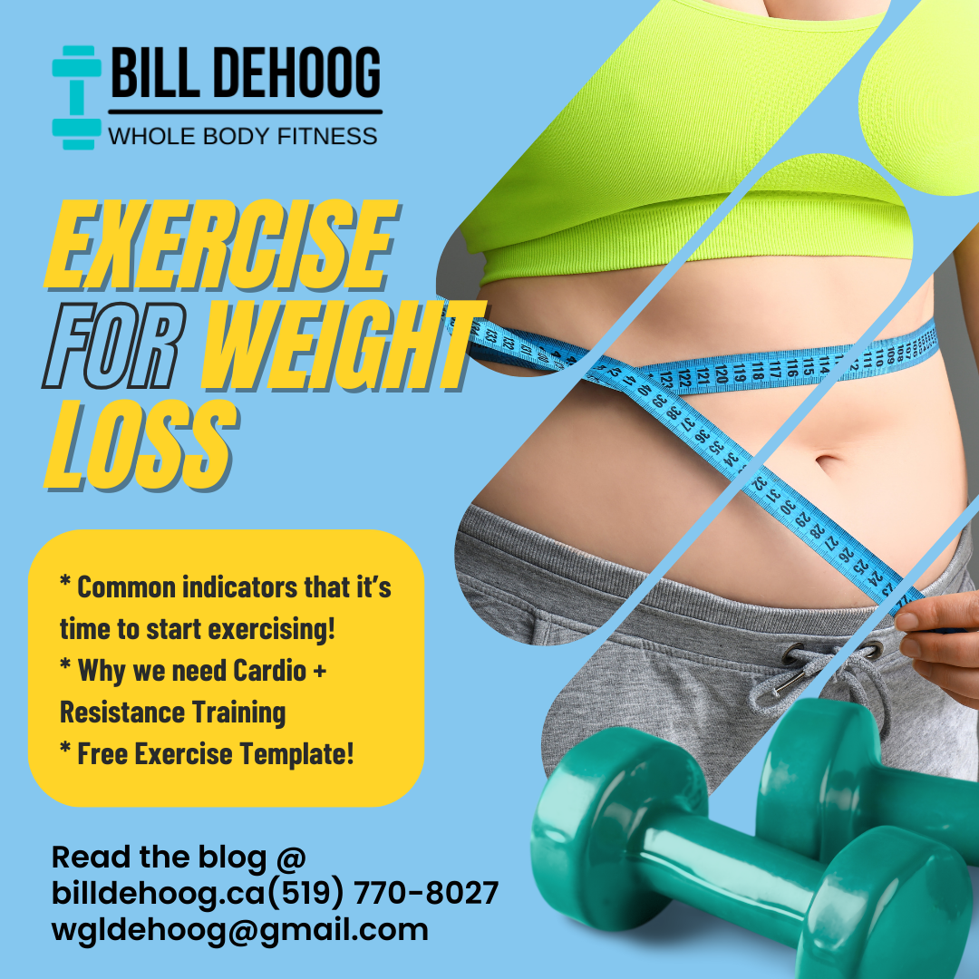 When and How We Should Exercise for Weight Loss! Brantford — Bill ...