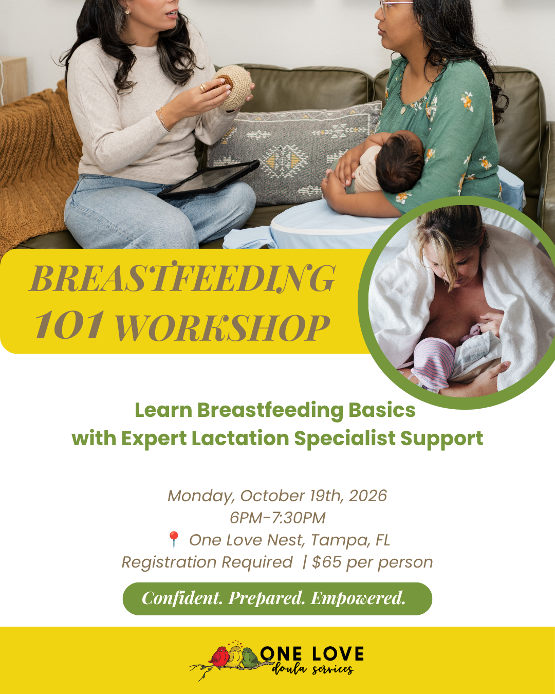 prenatal breastfeeding course in Tampa