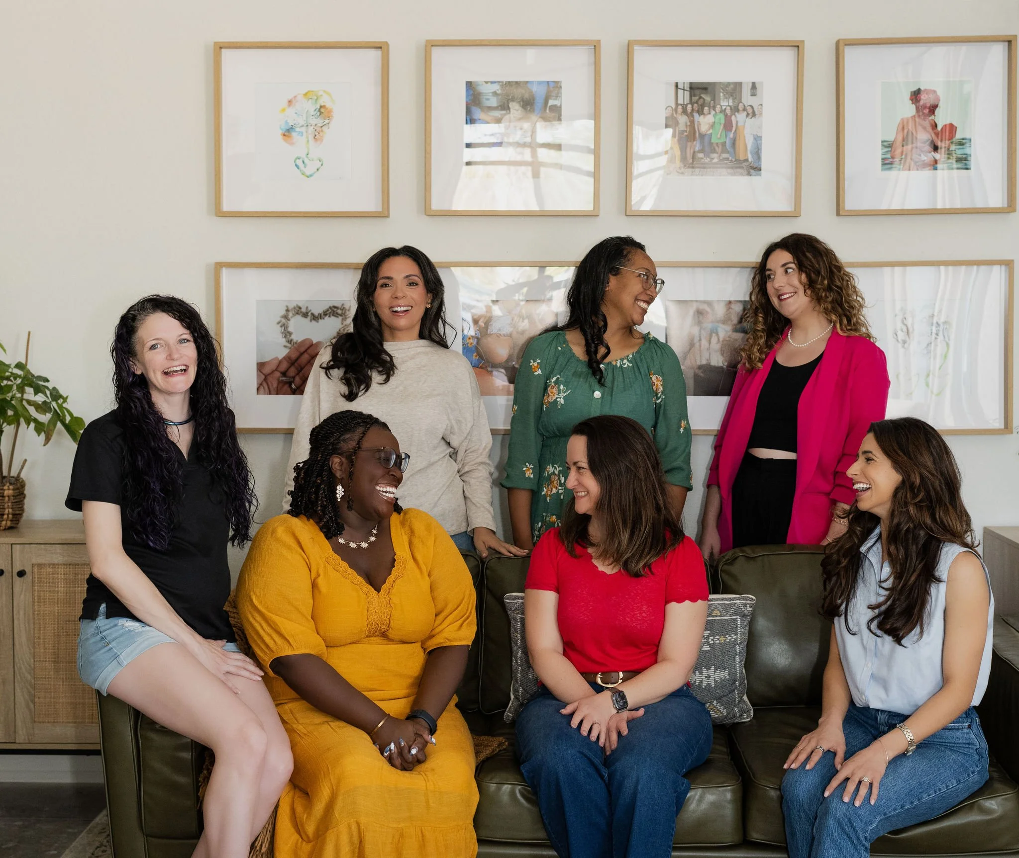 Aspiring doula learning hands-on birth support in Tampa, Florida