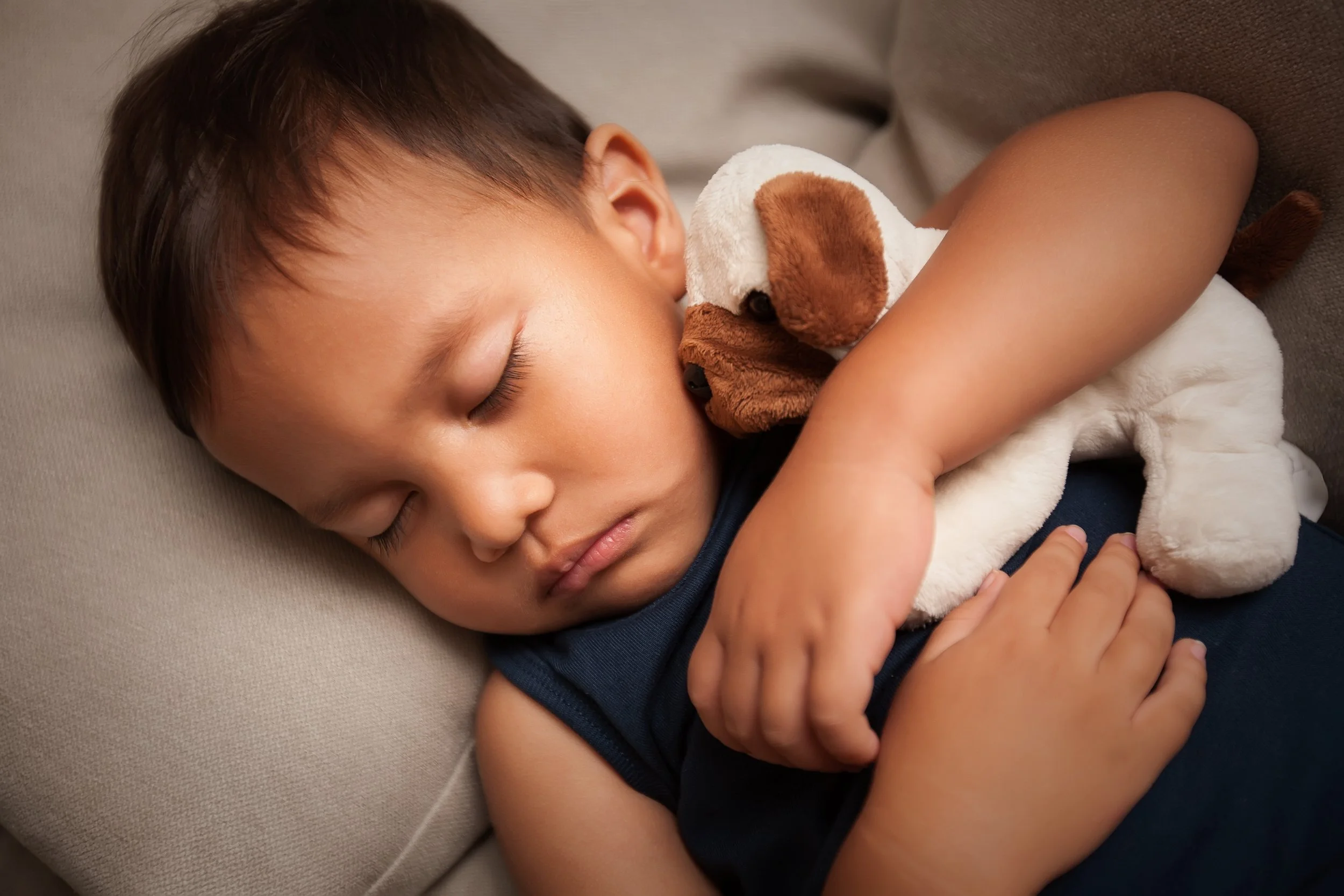 sleeping toddler