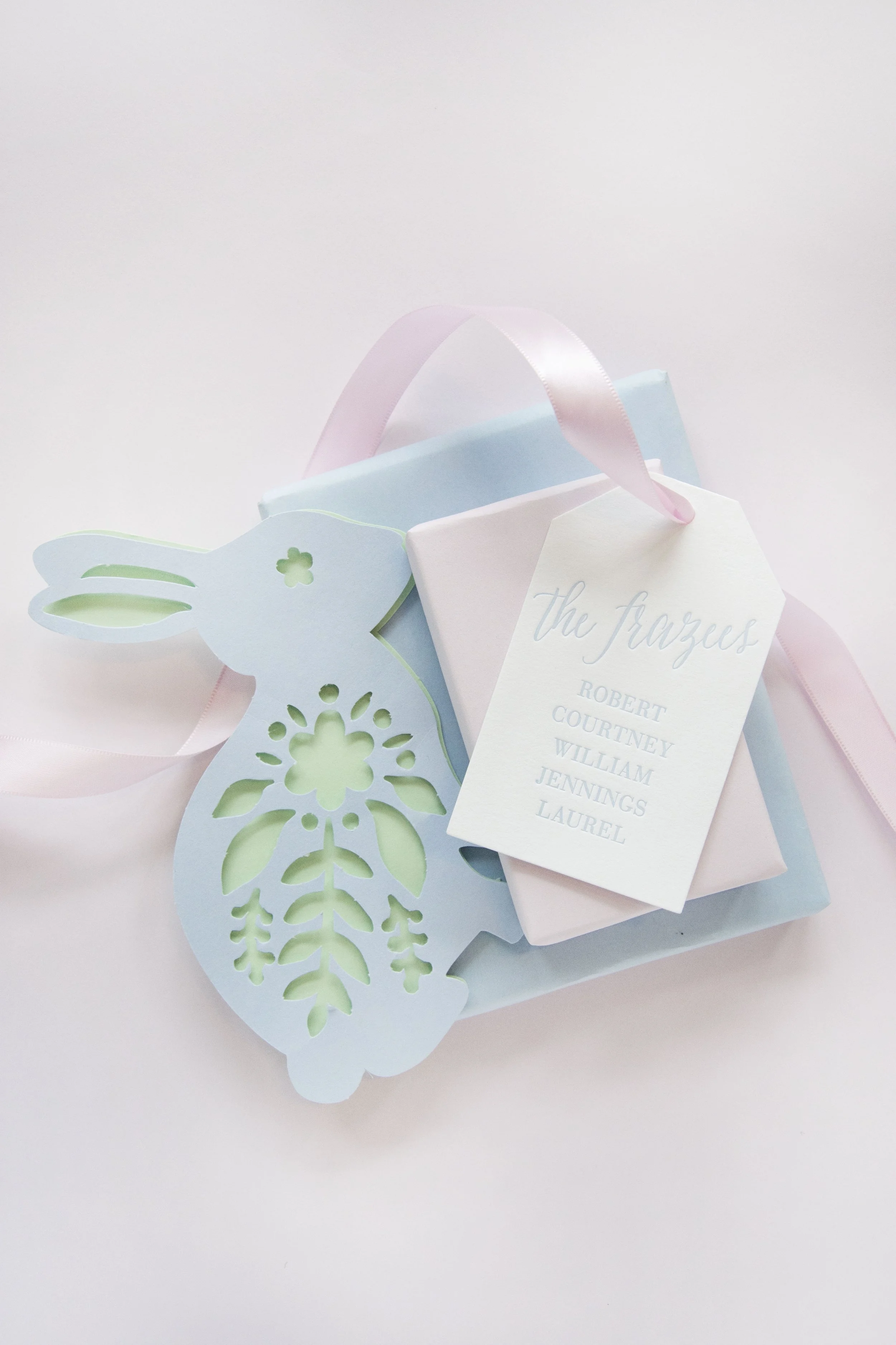 Letterpress Family Gift Tag