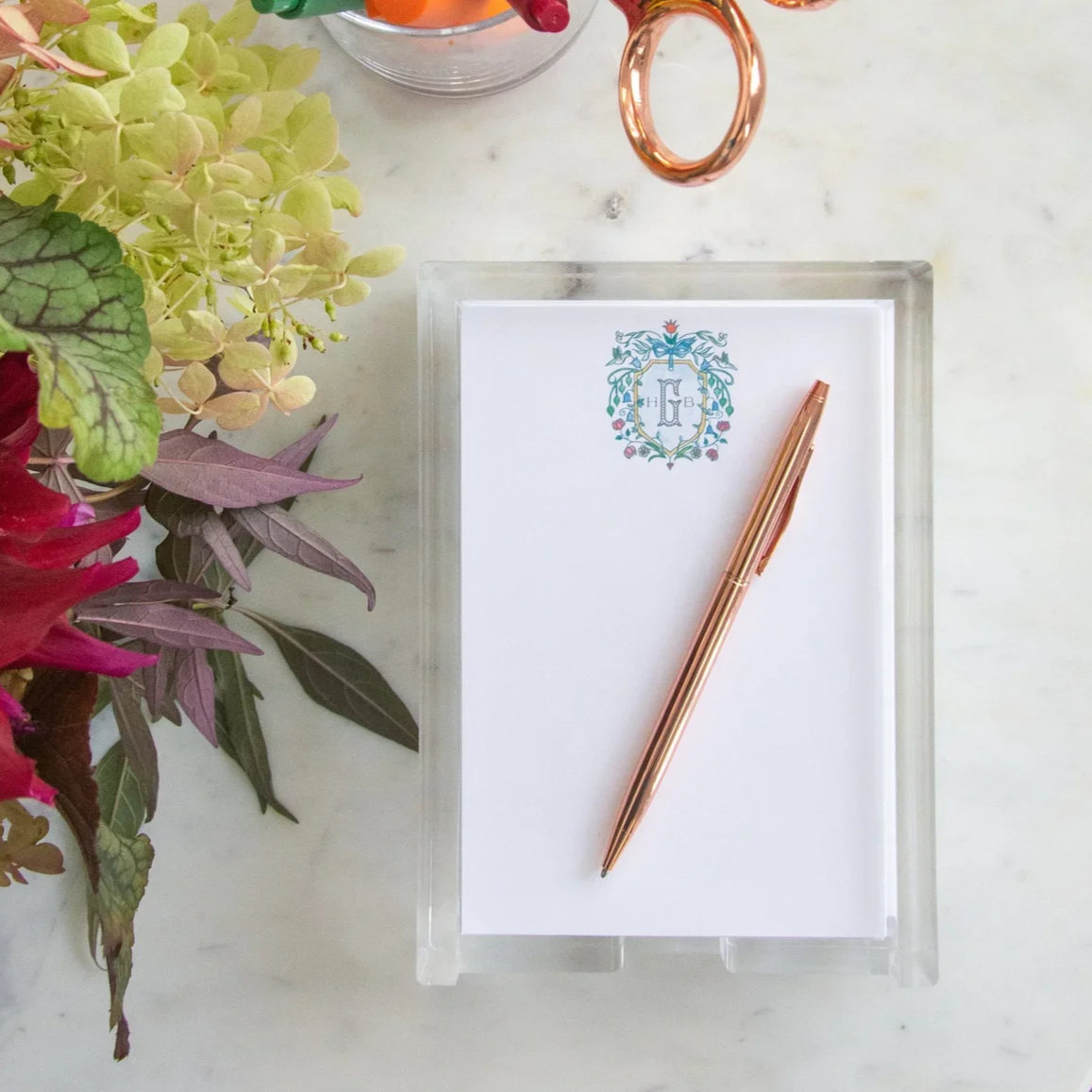 Couture Crest Acrylic Tray