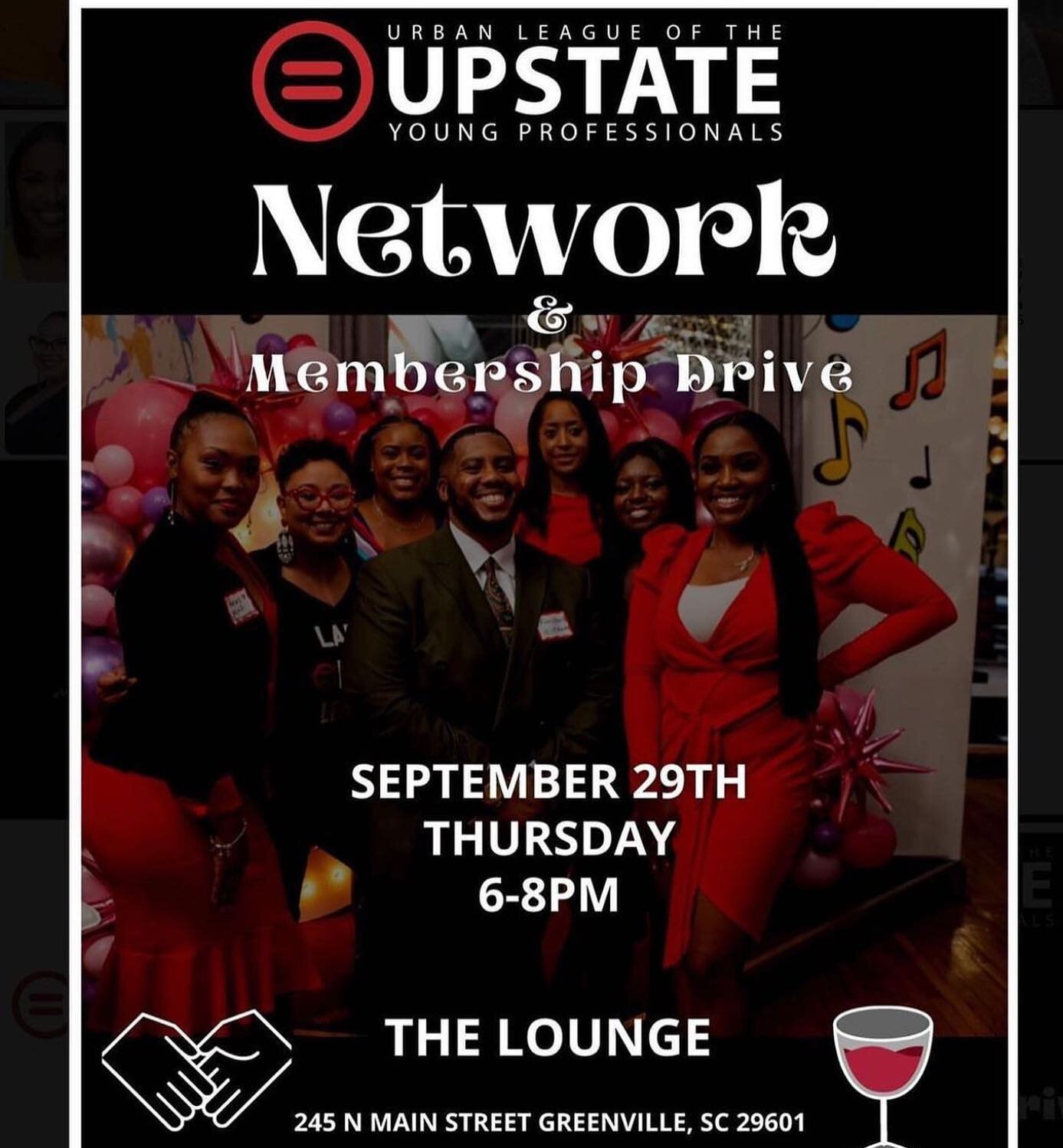 This THURSDAY!!! @uluyp with @youngbrothersacademy will be @theloungegvl for a networking event and to drive new members.. If you&rsquo;re looking to get involved in a great organization plan to attend this Thursday!! Last month was a blast!