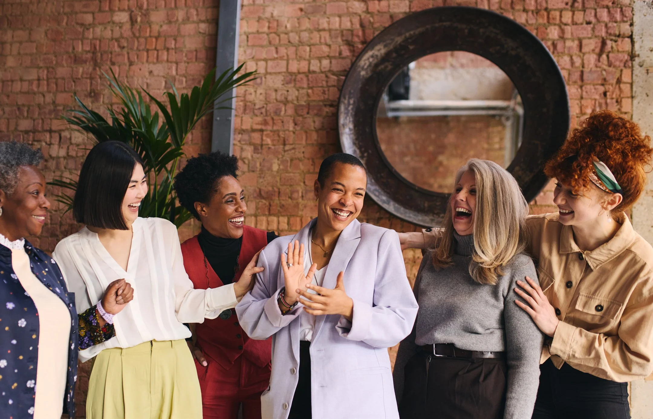 women laughing