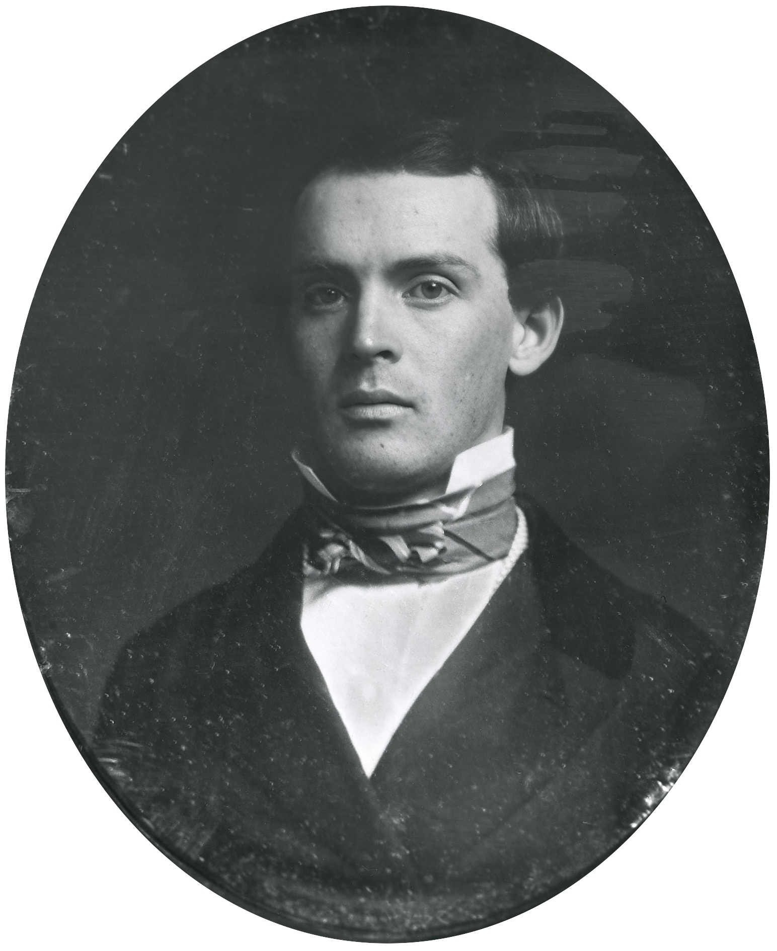 FREDERIC CHURCH (1844)
(Credit: Unknown maker, Frederic E. Church, 1844, daguerreotype, 3 5/8 x 3 1/8 in., New York State Office of Parks, Recreation and Historic Preservation, Olana State Historic Site, OL.1992.6)
