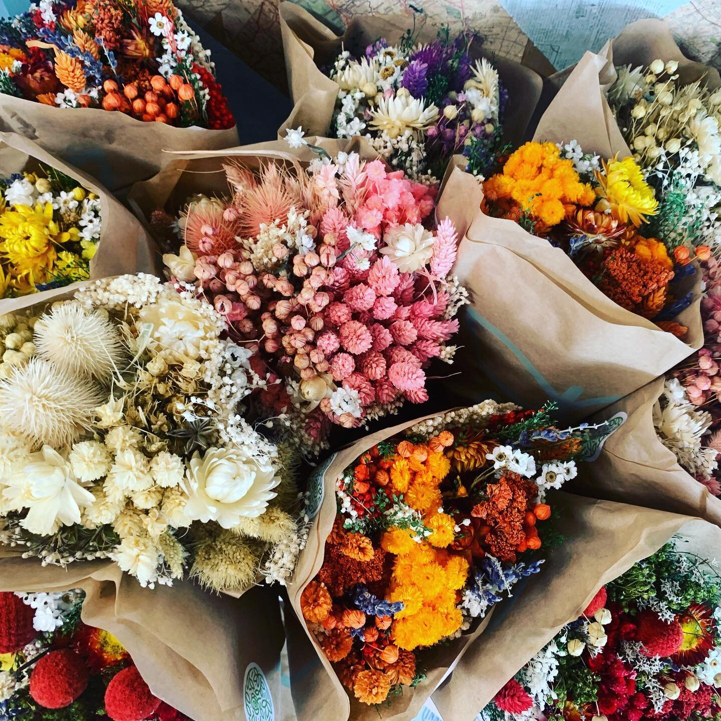 Come check out our beautiful grab n&rsquo; go dried bouquets for Mother&rsquo;s Day!