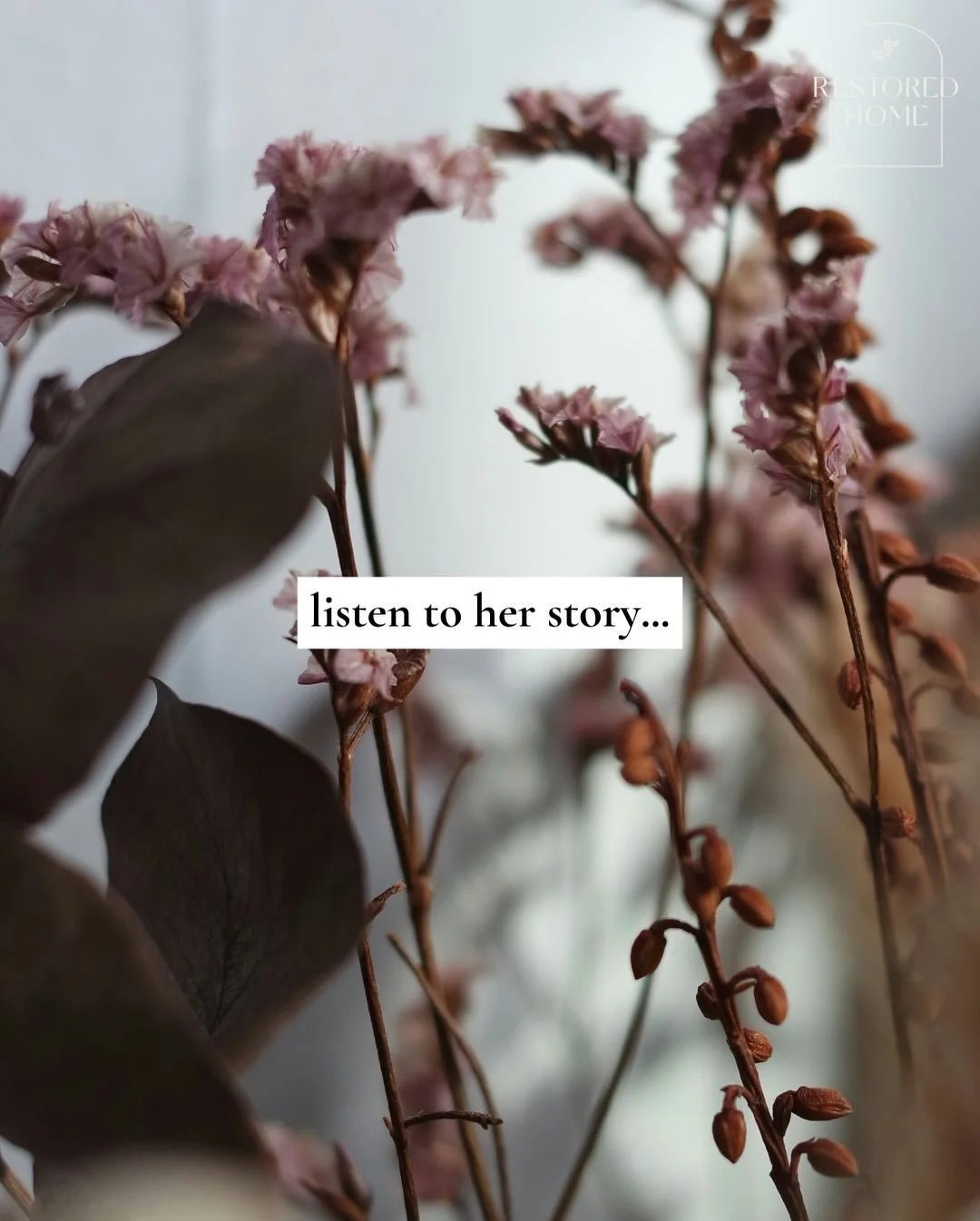L I S T E N  T O  H E R
&ldquo;In the early days after my divorce, church felt especially lonely. My friend noticed this struggle and made a point of saving seats for my kids and I to sit with her family every week. It was such a small thing, but it 
