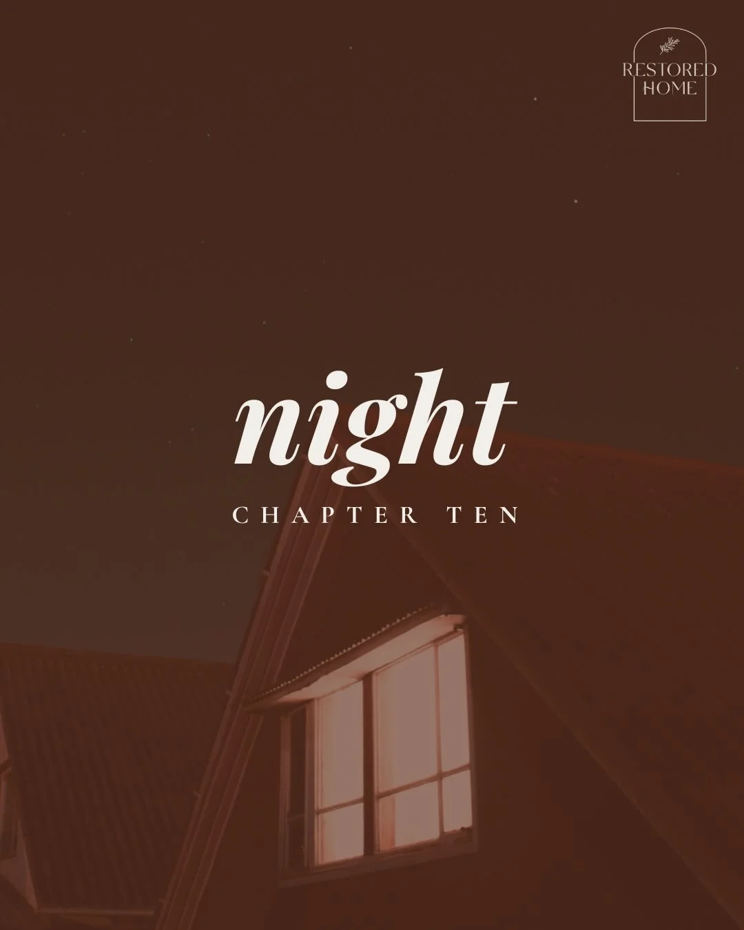 N I G H T&nbsp; / /&nbsp; C H A P T E R &nbsp; 1 0
I remember praying, &ldquo;Lord, babies are supposed to be with their mamas. This feels horribly wrong.&nbsp;

But we would get through the long days apart, debriefing on the 90-minute drive home whi