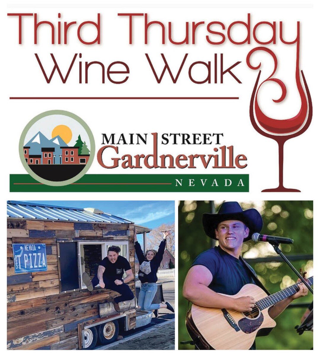 We're excited to announce we'll be a stop during Main Street Gardnerville's Third Thursday Wine Walk on July 15th from 4-8pm. 

Plus, listen to live music from special guest Jakota Wass from 5-7pm. Growing up surrounded by country western influence i